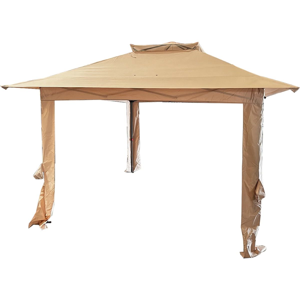 Beige 13x13 Portable Canopy Replacement Top Cover with RipLock Fabric