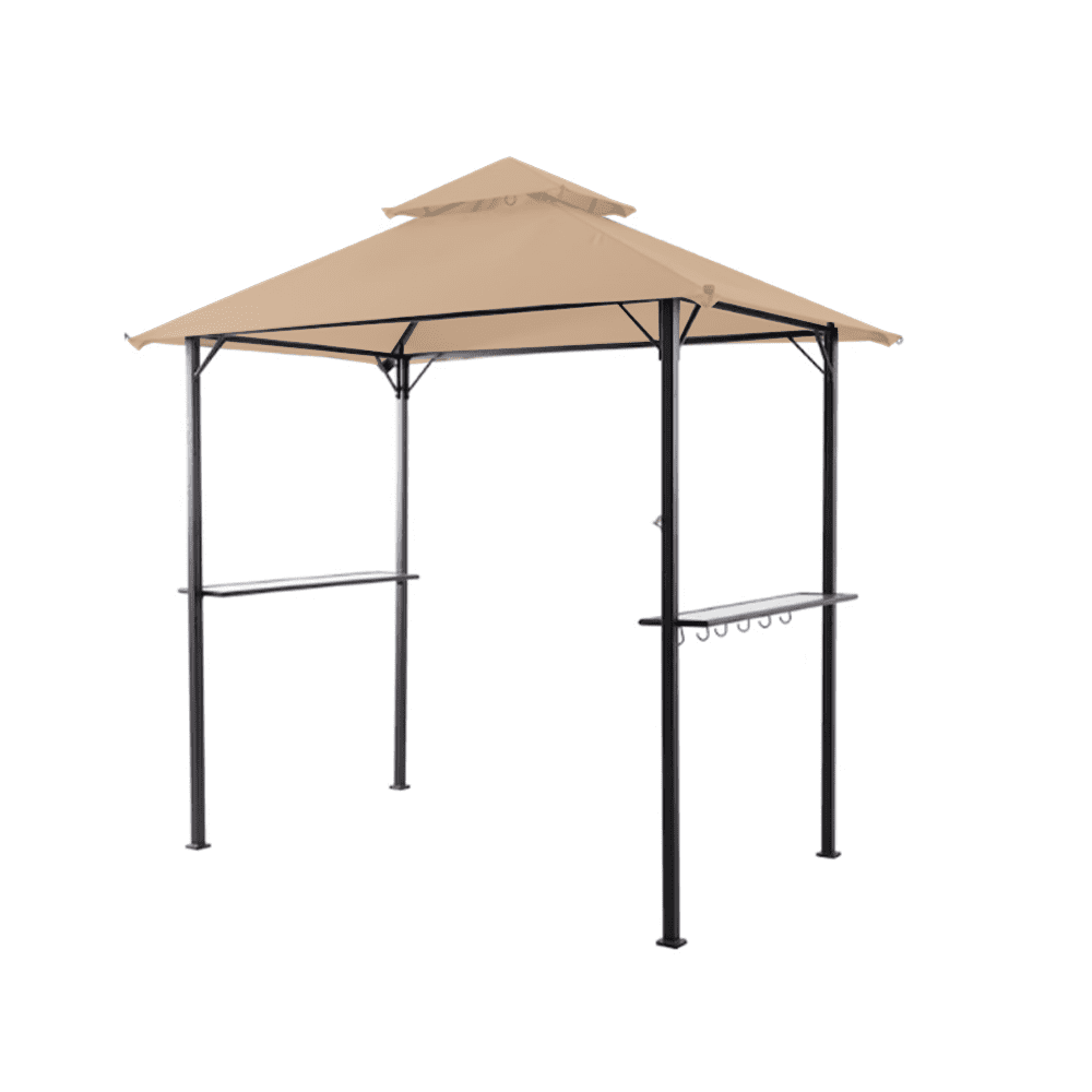 Beige Whisper Polyester Replacement Canopy for Grill Gazebo