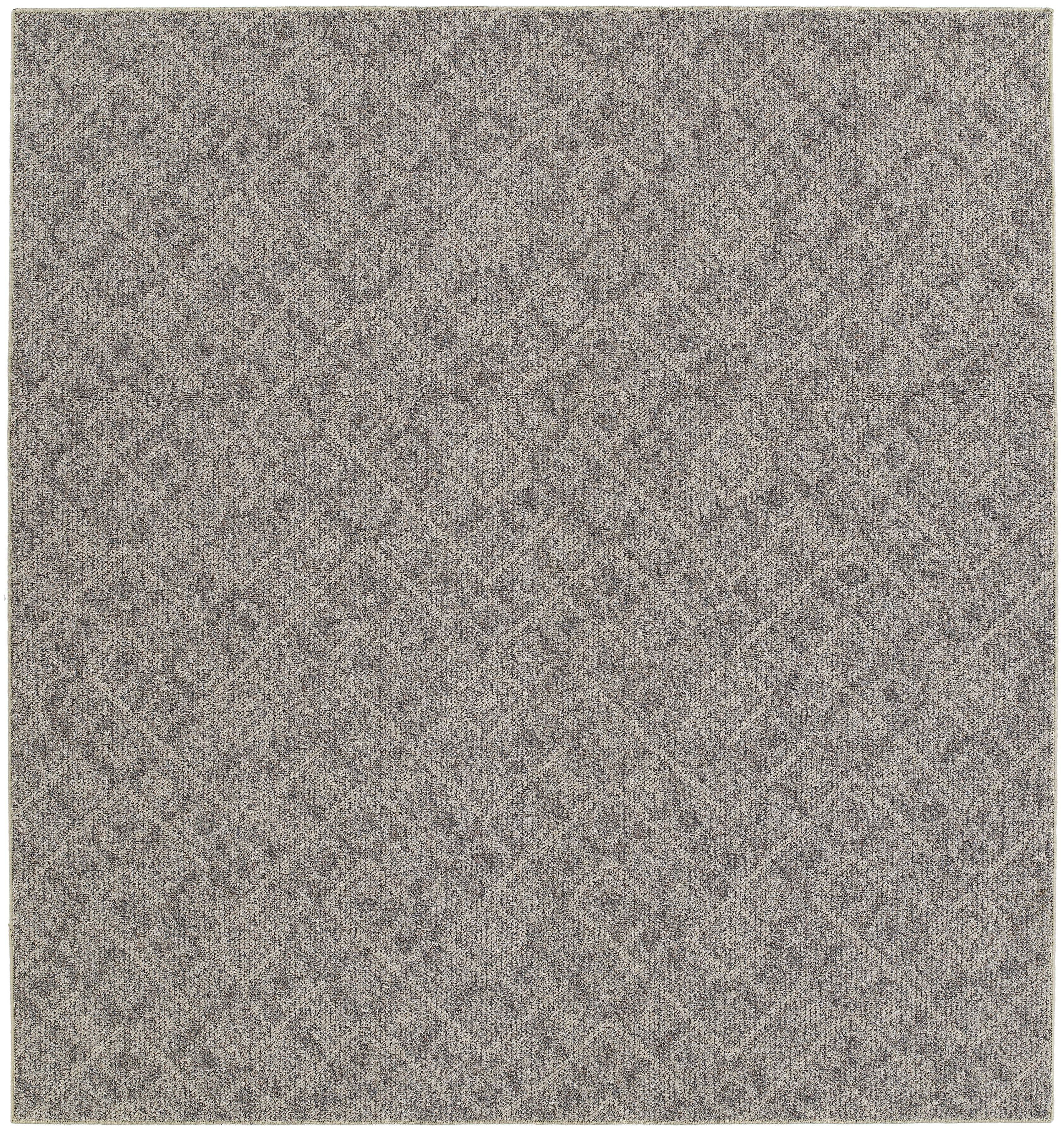 Garland 12' Square Gray Polypropylene Stain-Resistant Area Rug