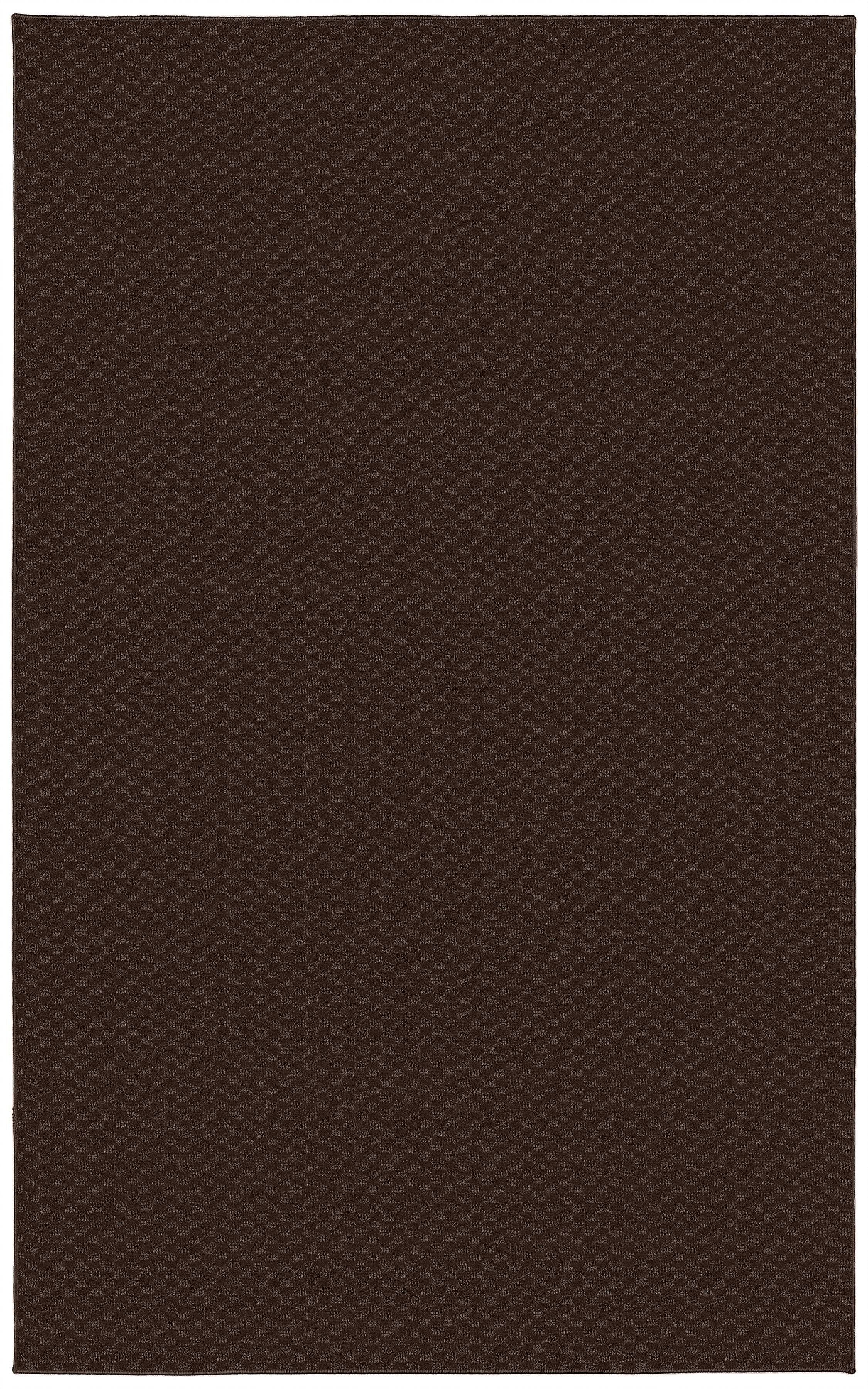 Medallion Chocolate 12' Square Tufted Synthetic Area Rug