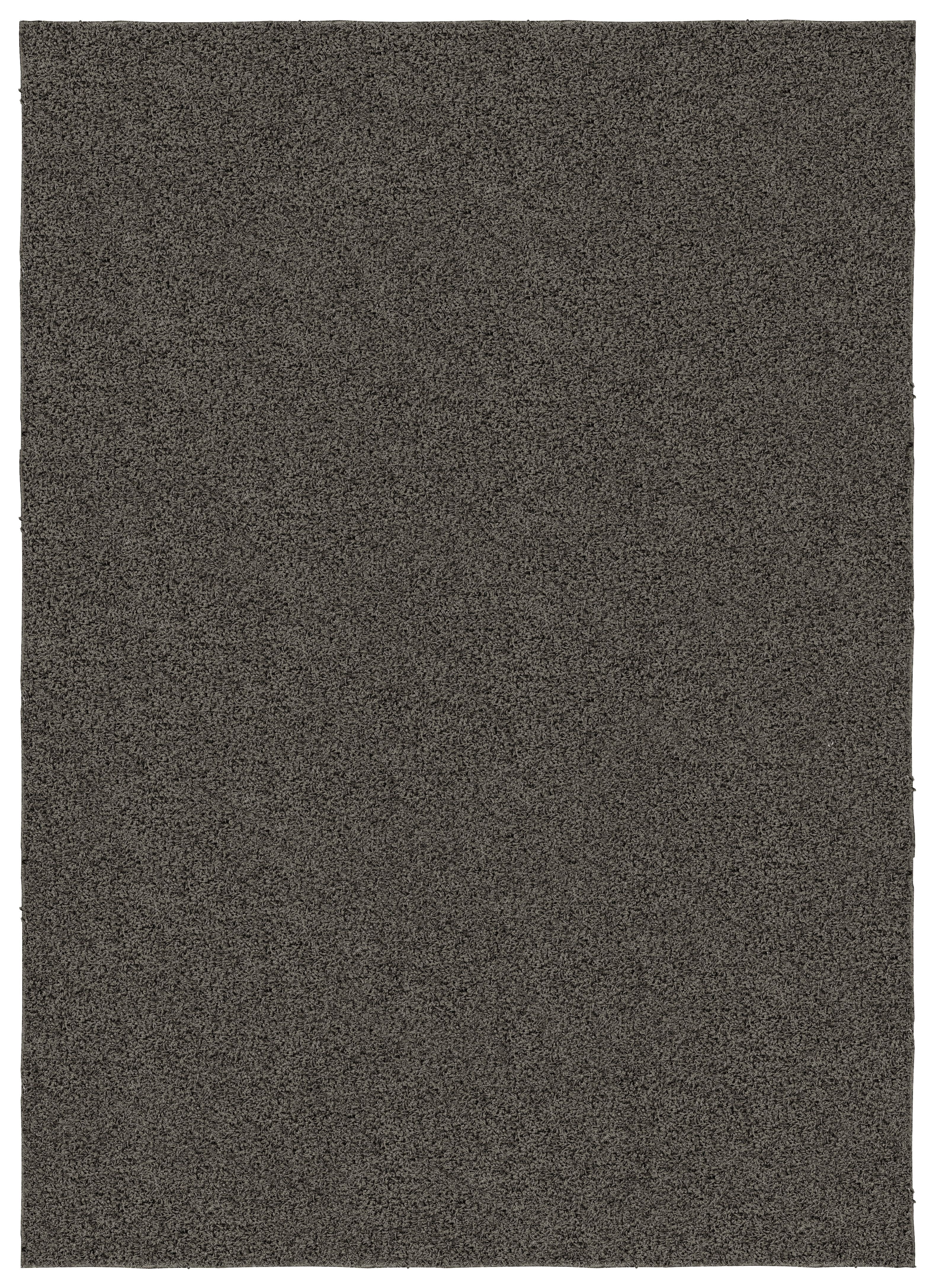 Cinder Gray 9' x 12' Tufted Shag Rug with Non-slip Backing