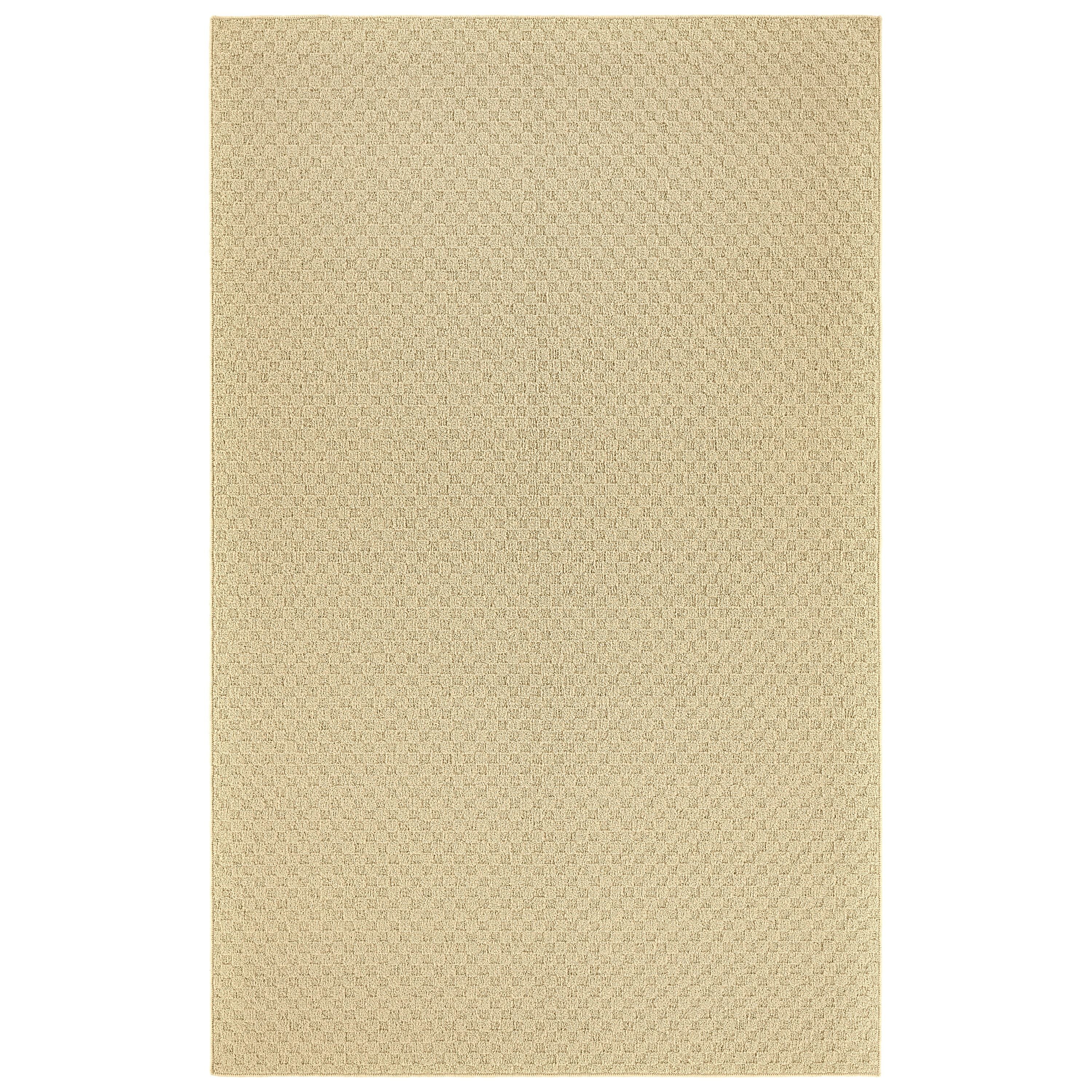 Town Square Tan Tufted Polypropylene Area Rug, 3' x 5'