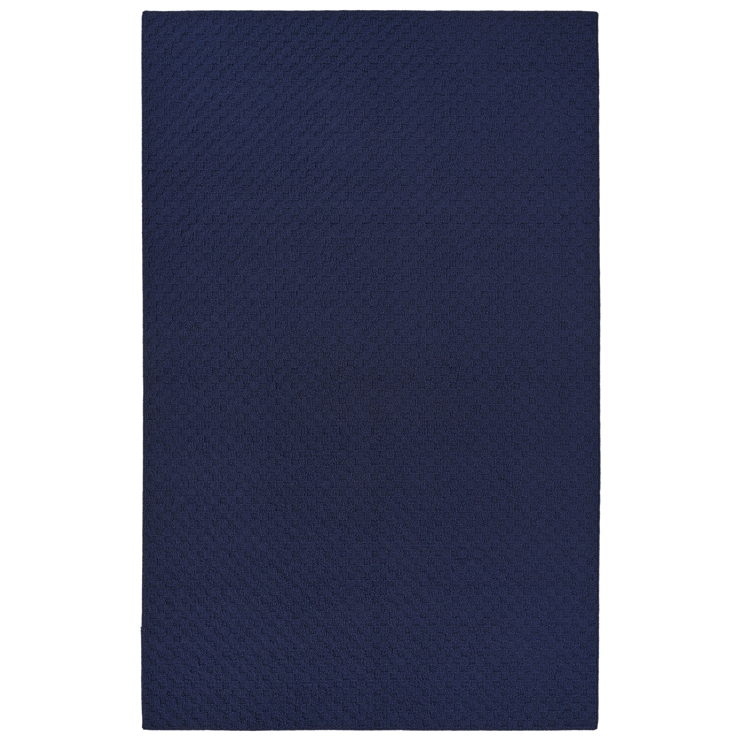 Town Square Tufted Navy 8x10ft Synthetic Area Rug