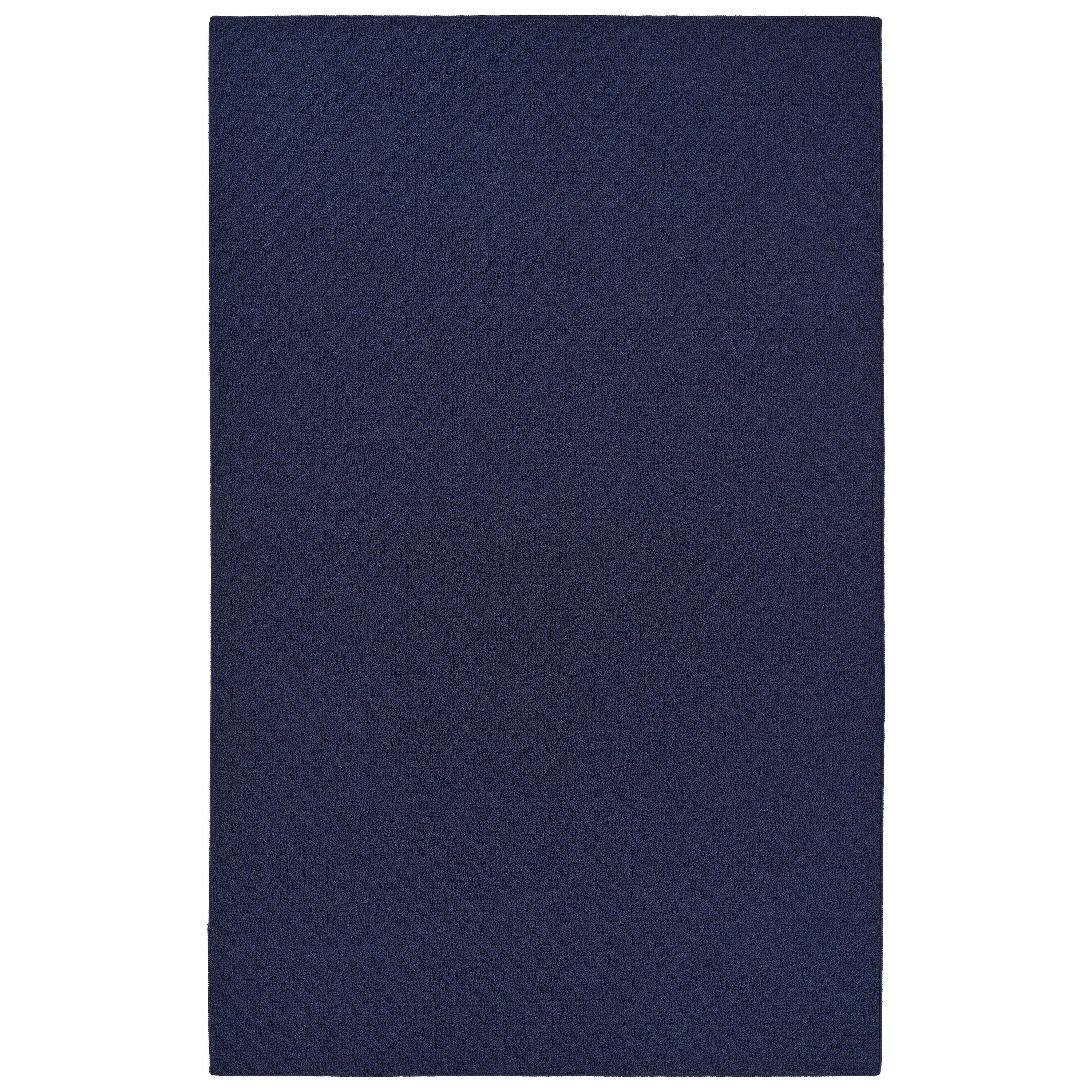 Town Square Tufted Navy 8x10ft Synthetic Area Rug