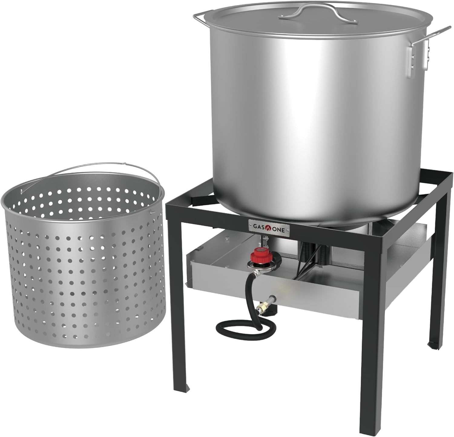 Gas One 60Qt Stainless Steel Propane Seafood Boil Kit