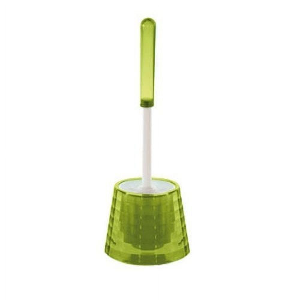 Green Square Thermoplastic Free Standing Toilet Brush and Holder