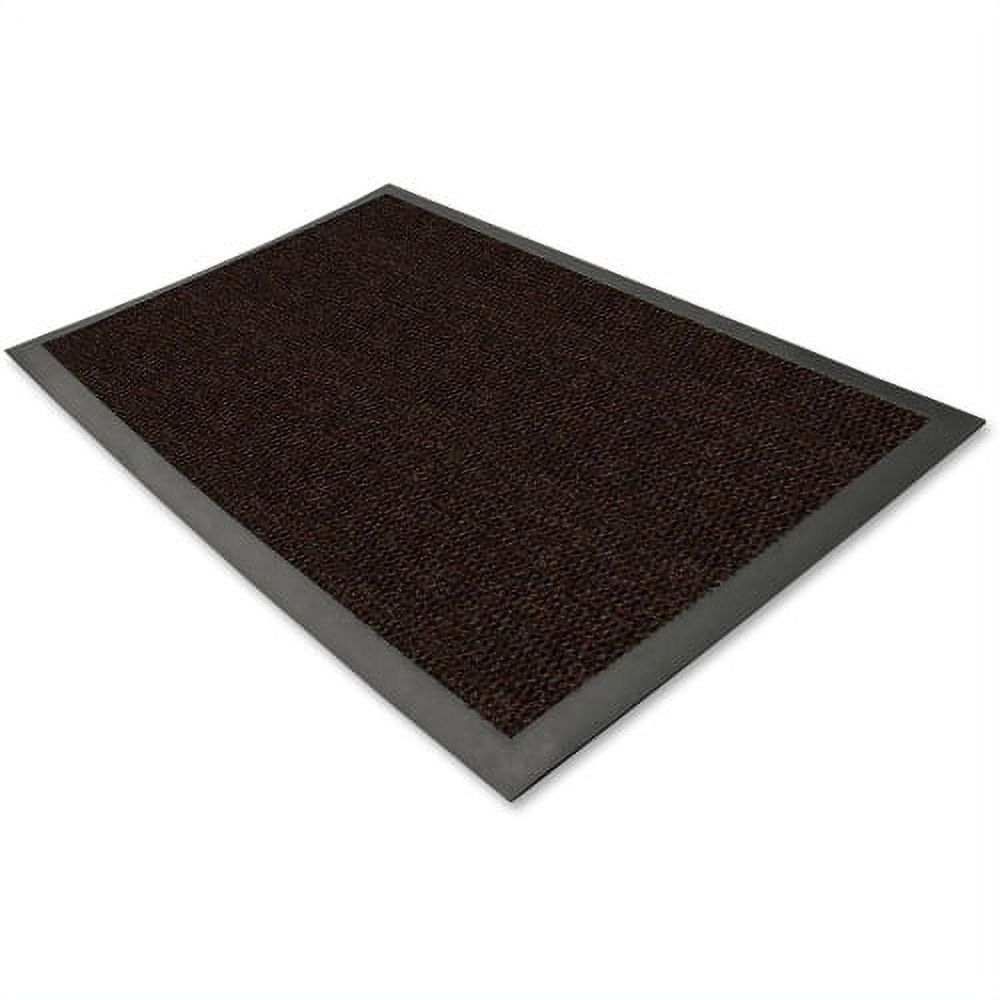 Chocolate Rubber Indoor/Outdoor Wiper Scraper Mat 3' x 5'