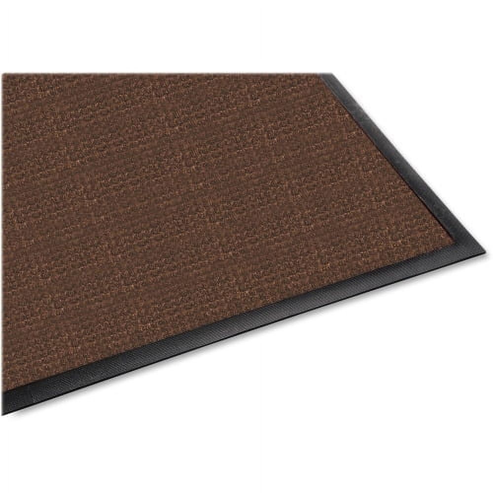 Brown Polypropylene Outdoor Waterguard Mat with Rubber Backing