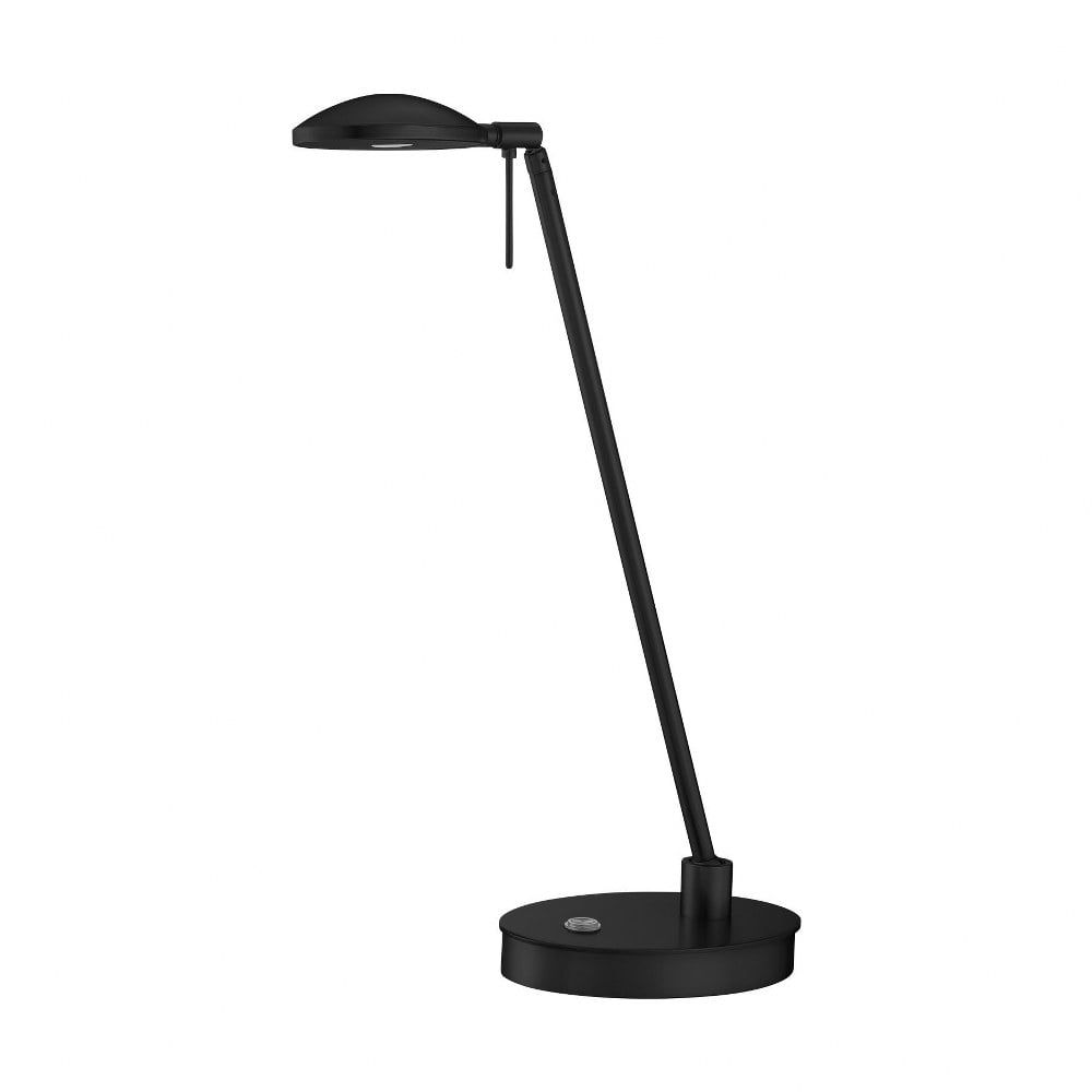 Coal Black Adjustable LED Pharmacy Table Lamp