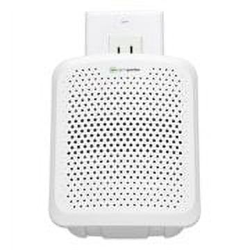 Compact White Wall-Mount Air Purifier with UV-C Light