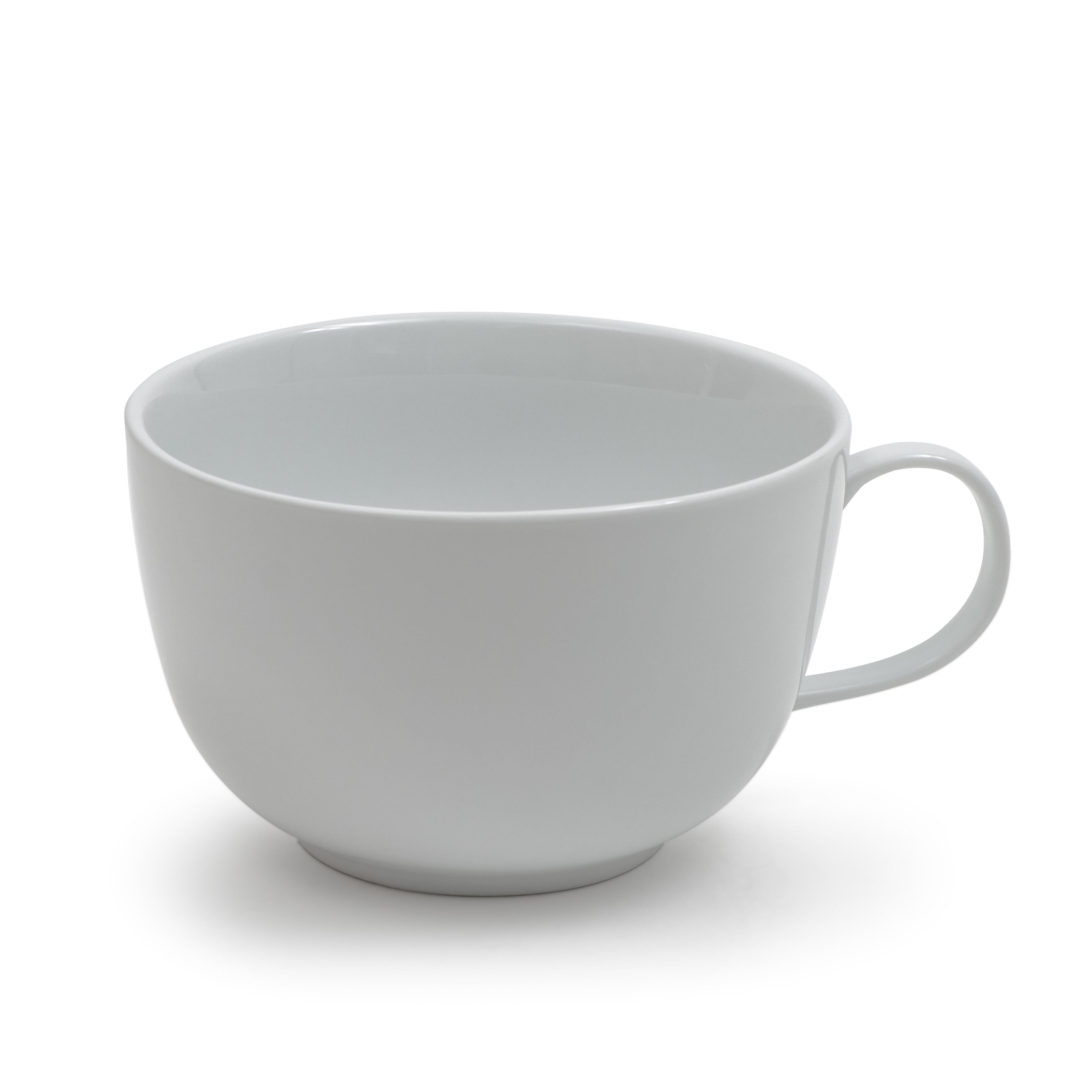 Gigantic White Ceramic Coffee Mug with Handle, 1.5 Gallons