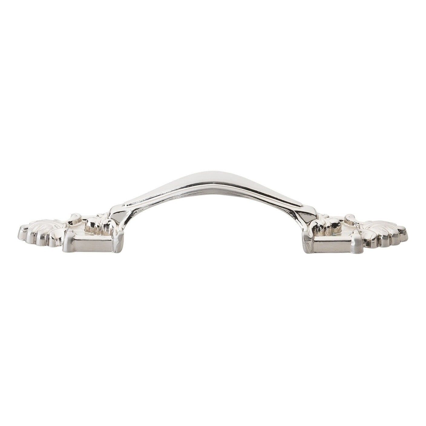 Brushed Nickel 9" Deco Cabinet Pull with Mounting Hardware