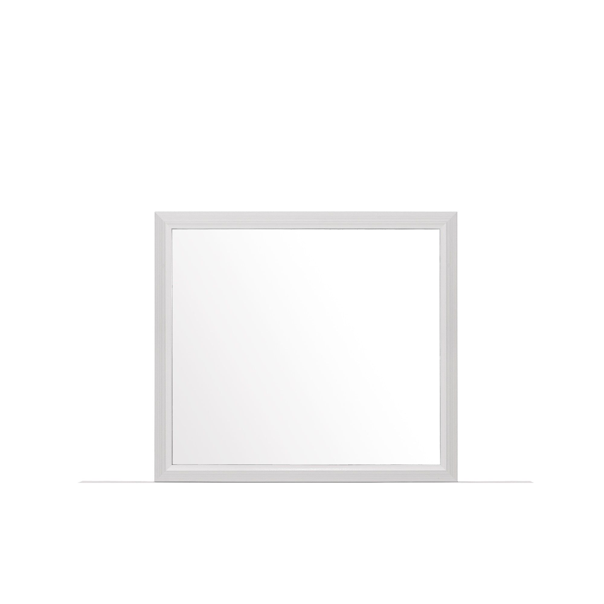 Kate White Square Wood Framed Mirror