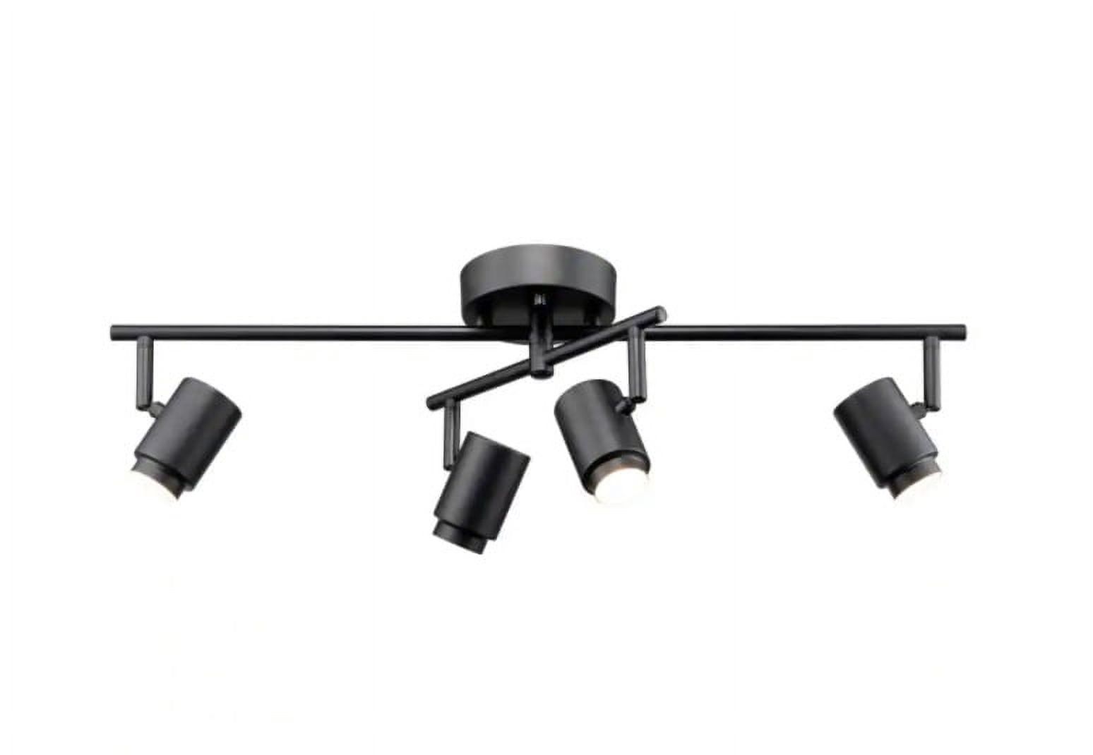 Walton 26" Matte Black Integrated LED Swivel Track Lighting