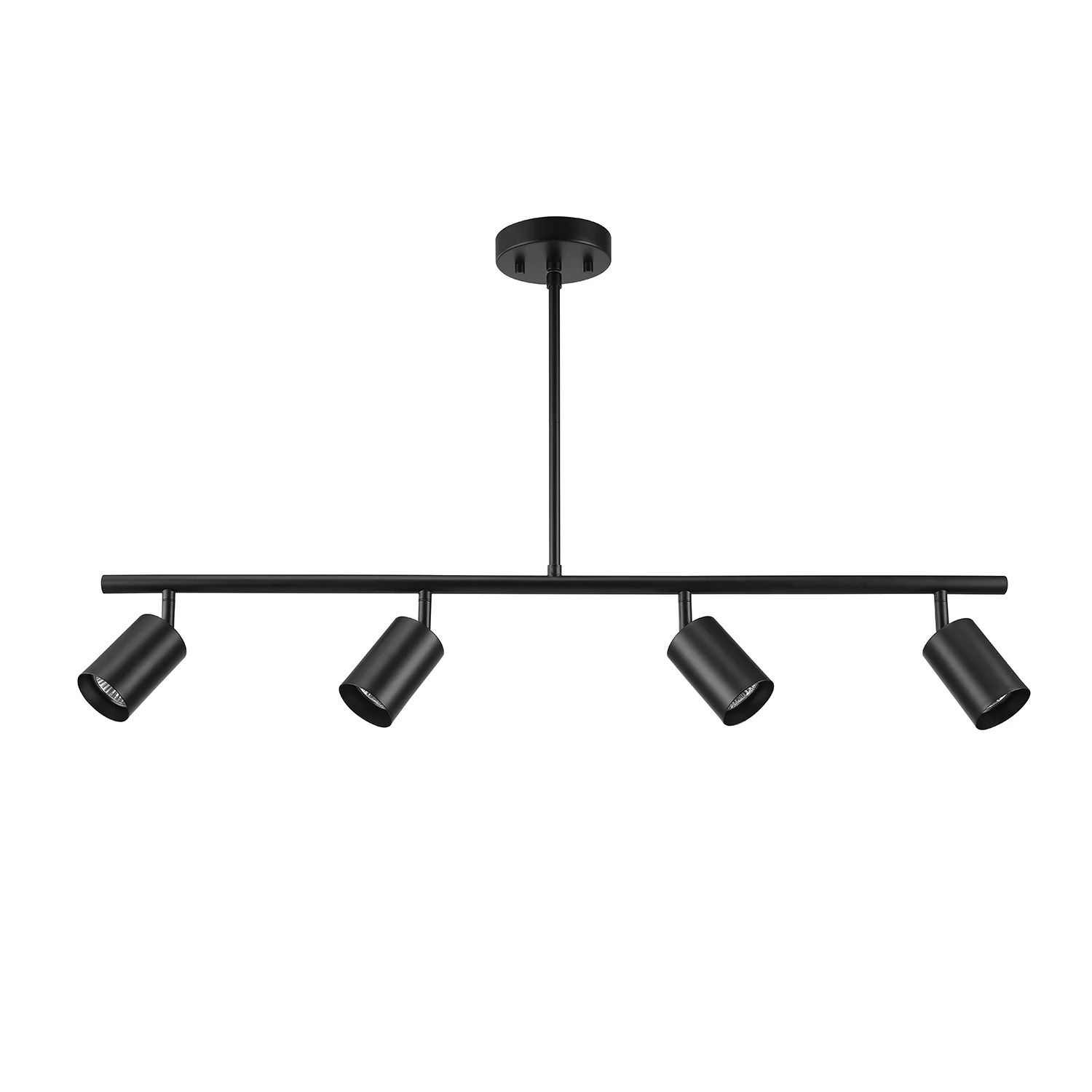 Willard Matte Black 4-Light Adjustable Track Lighting