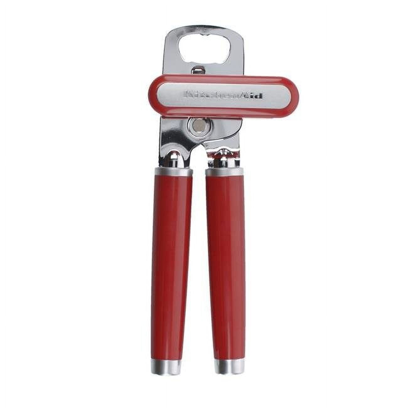 Gloss Red Stainless Steel Ergonomic Bottle and Can Opener