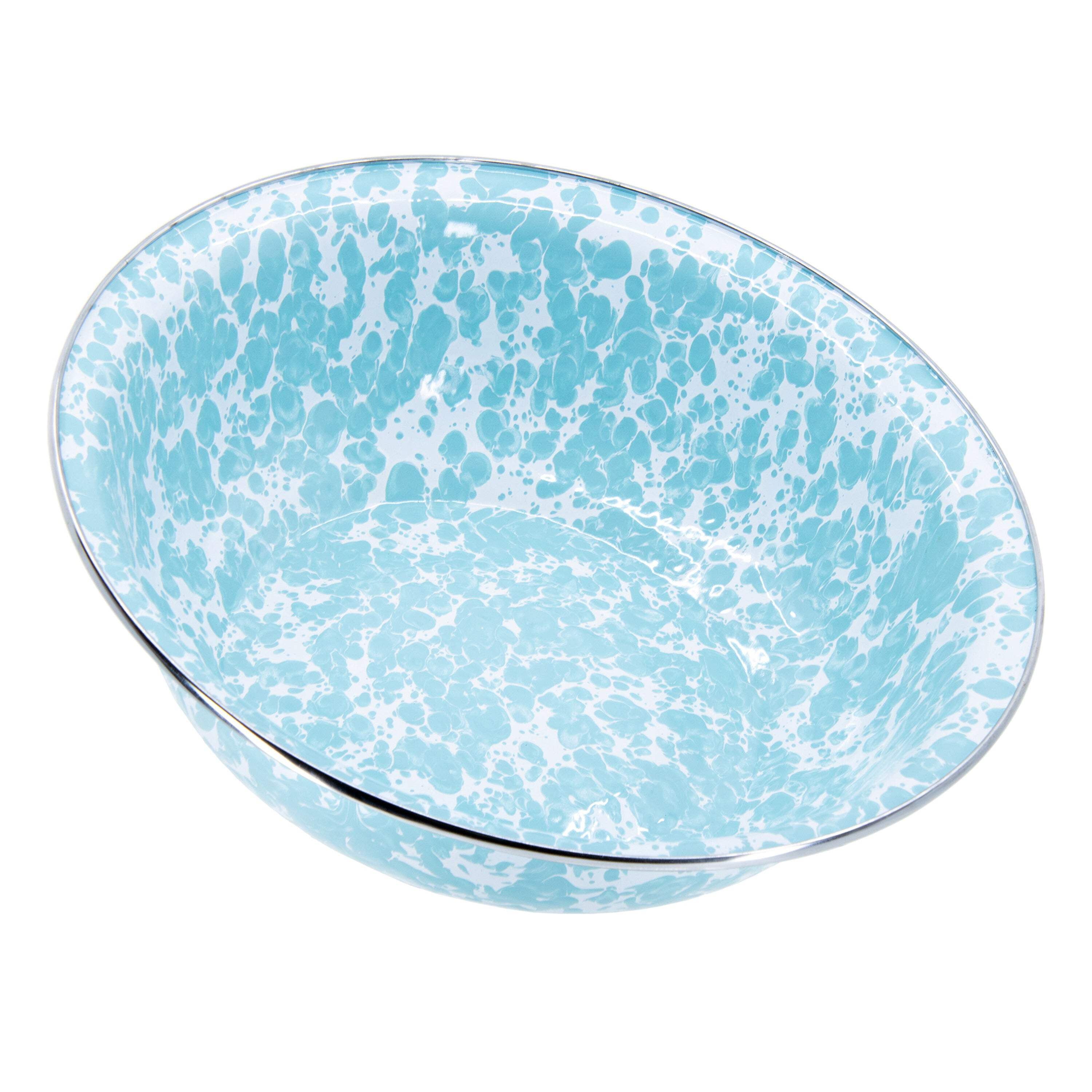 Sea Glass Pattern 4 Quart Ceramic Serving Bowl