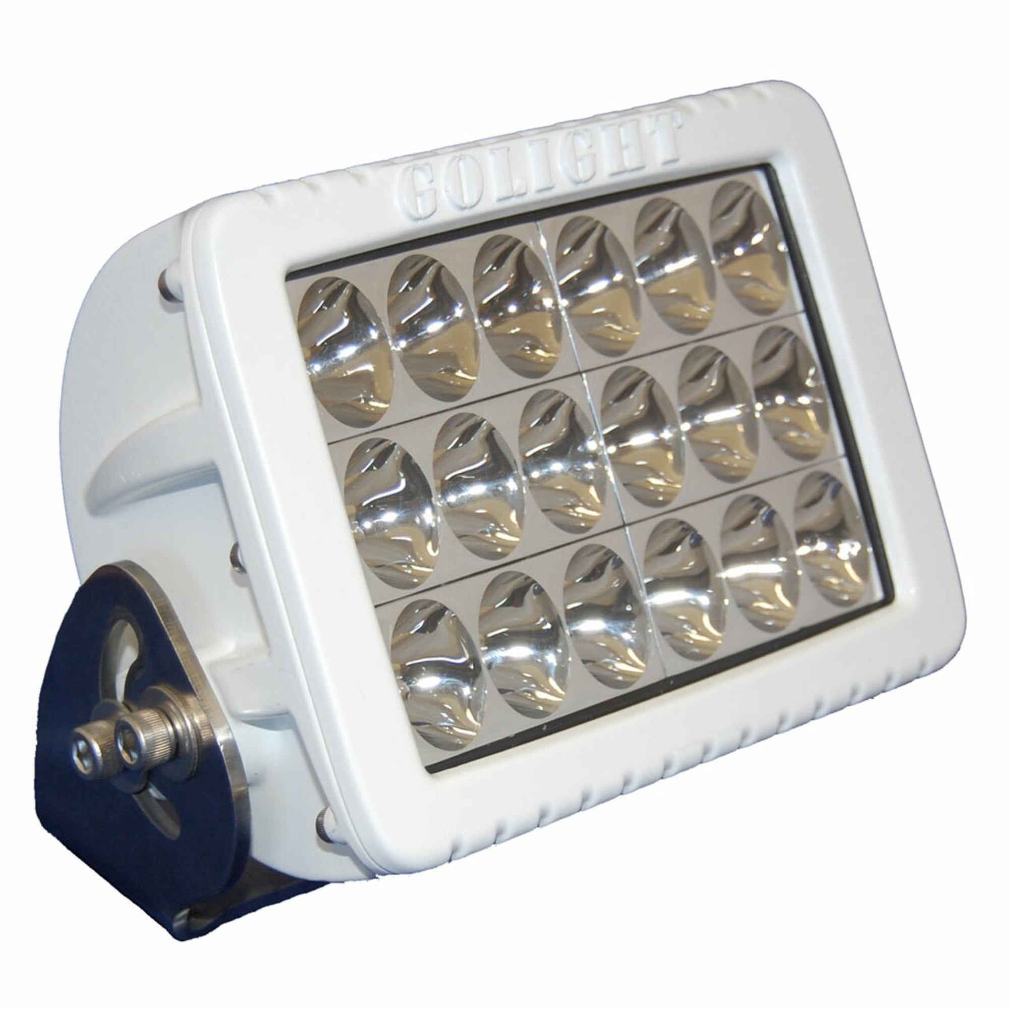 Compact Marine-Grade White LED Floodlight, 6000 Lumens