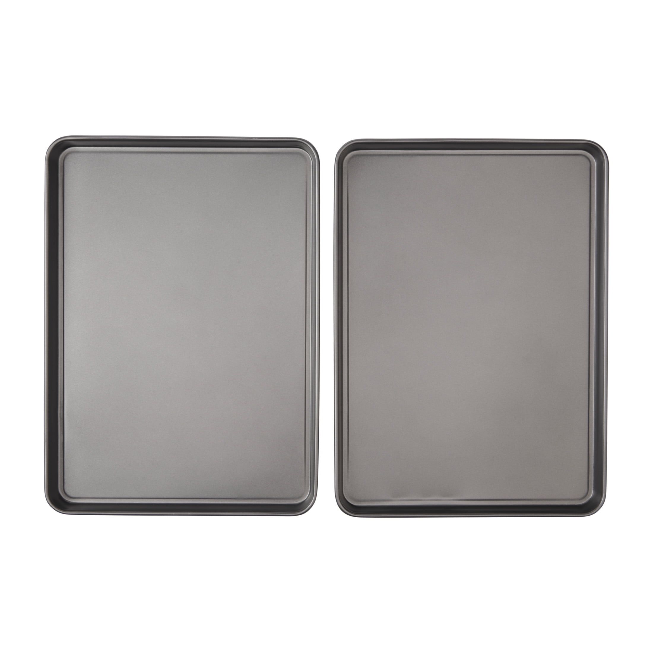 GoodCook Extra-Large Nonstick Carbon Steel Cookie Sheets, 15" x 21", Set of 2