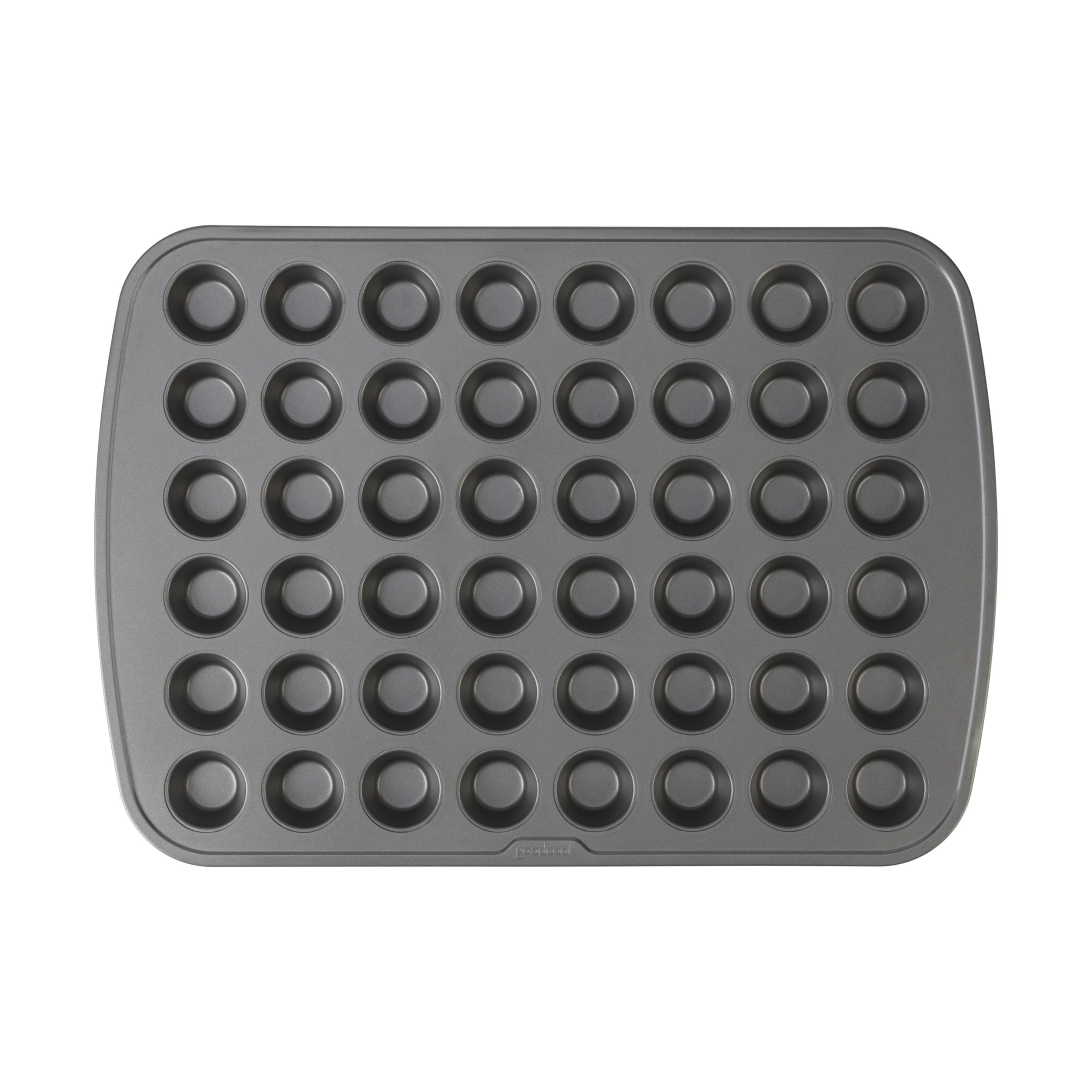 GoodCook Nonstick Steel 48-Cup Mini Muffin Pan