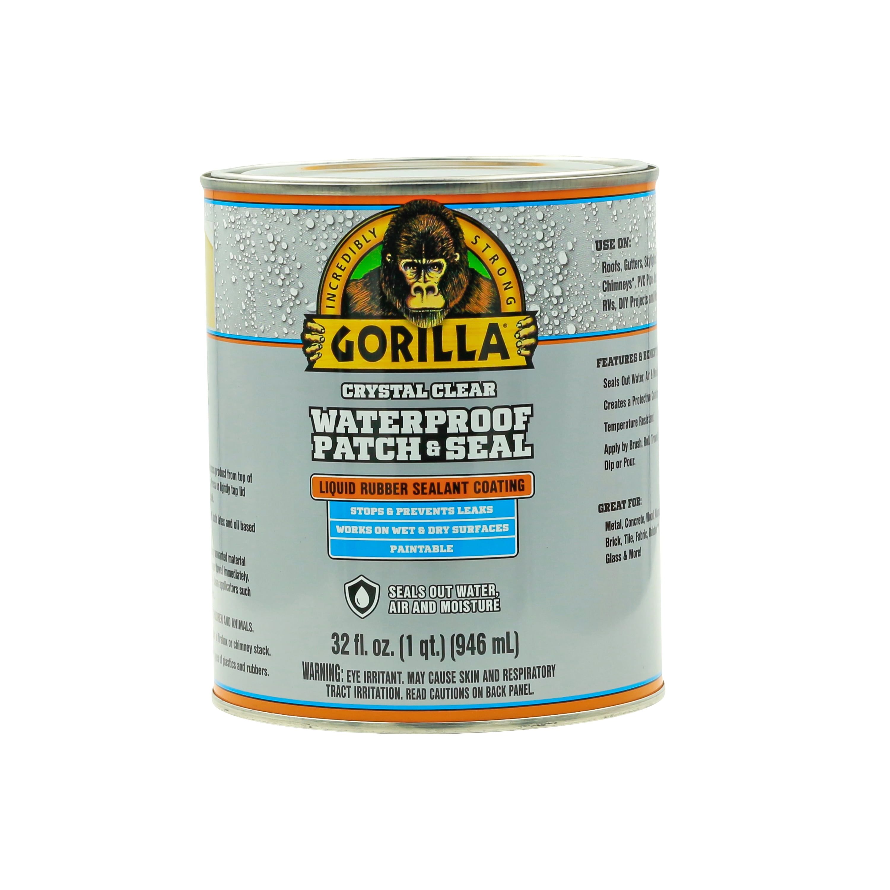 Gorilla 32 oz Clear Waterproof Rubber Sealant Coating