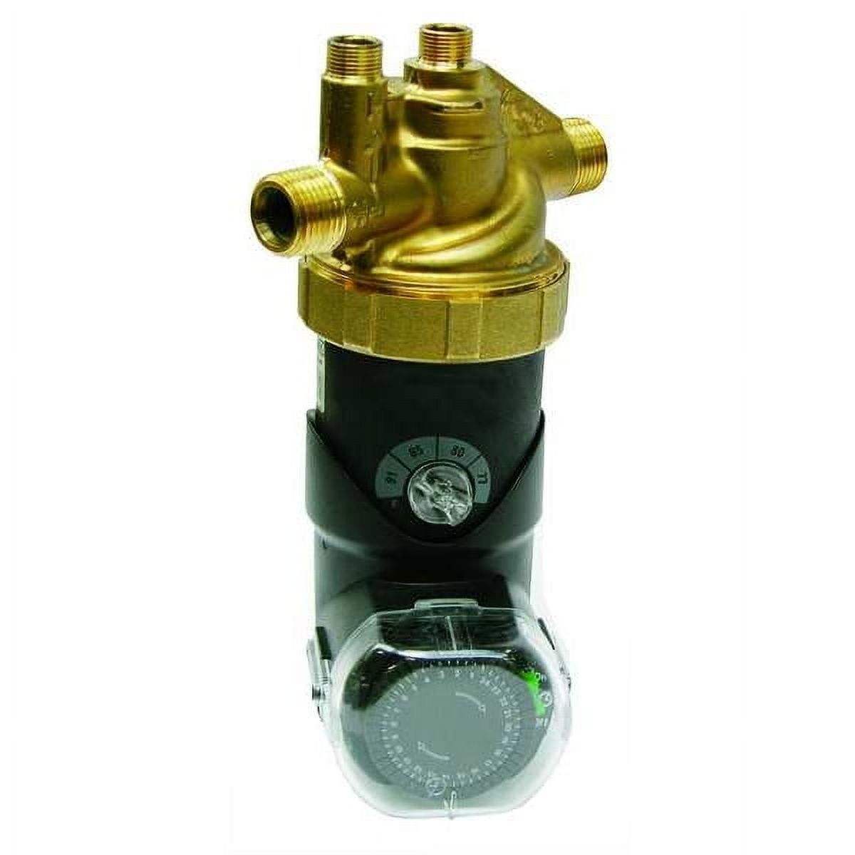 Gold and Black Brass and Plastic Potable Water Circulating Pump