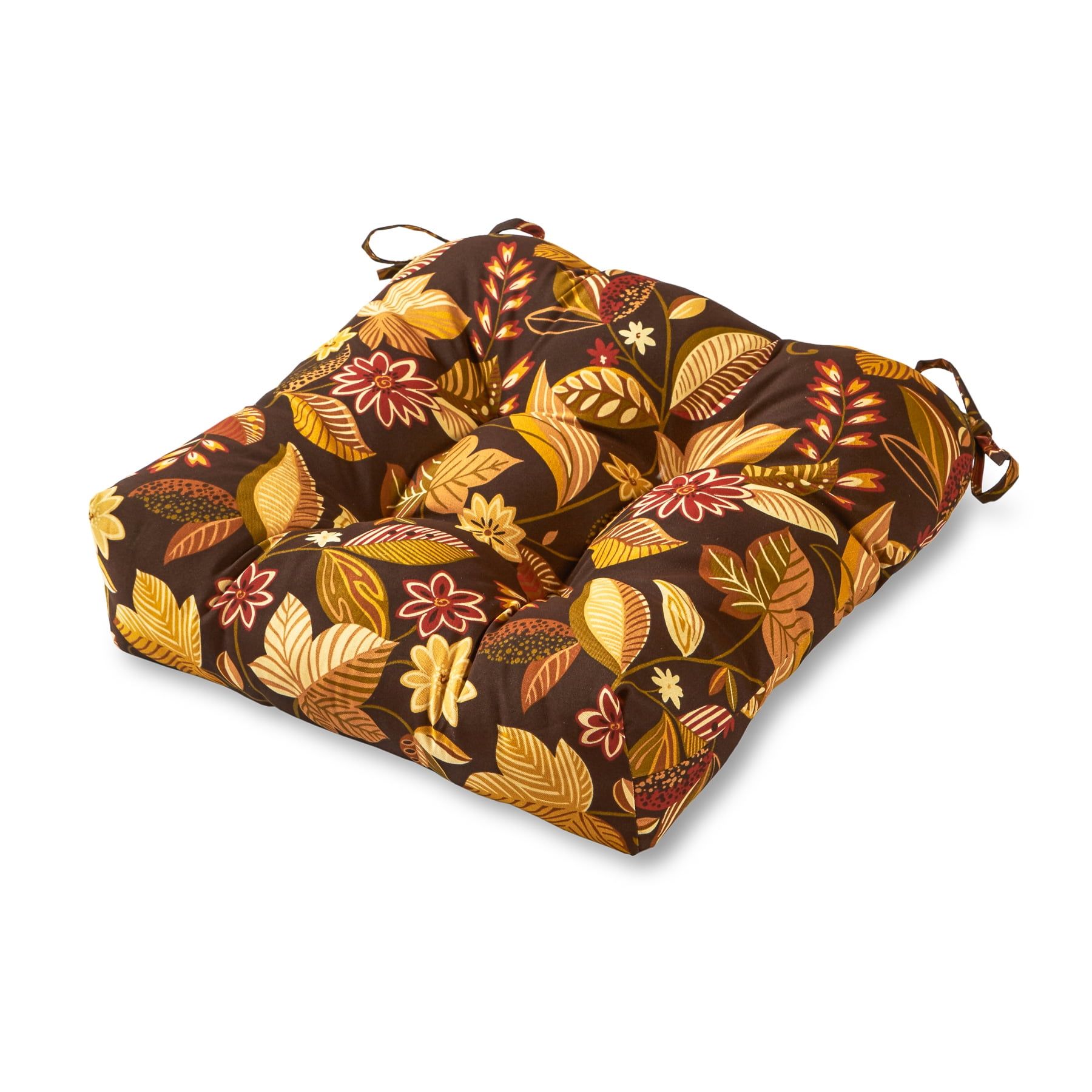 20" Timberland Floral UV-Resistant Outdoor Dining Chair Cushion