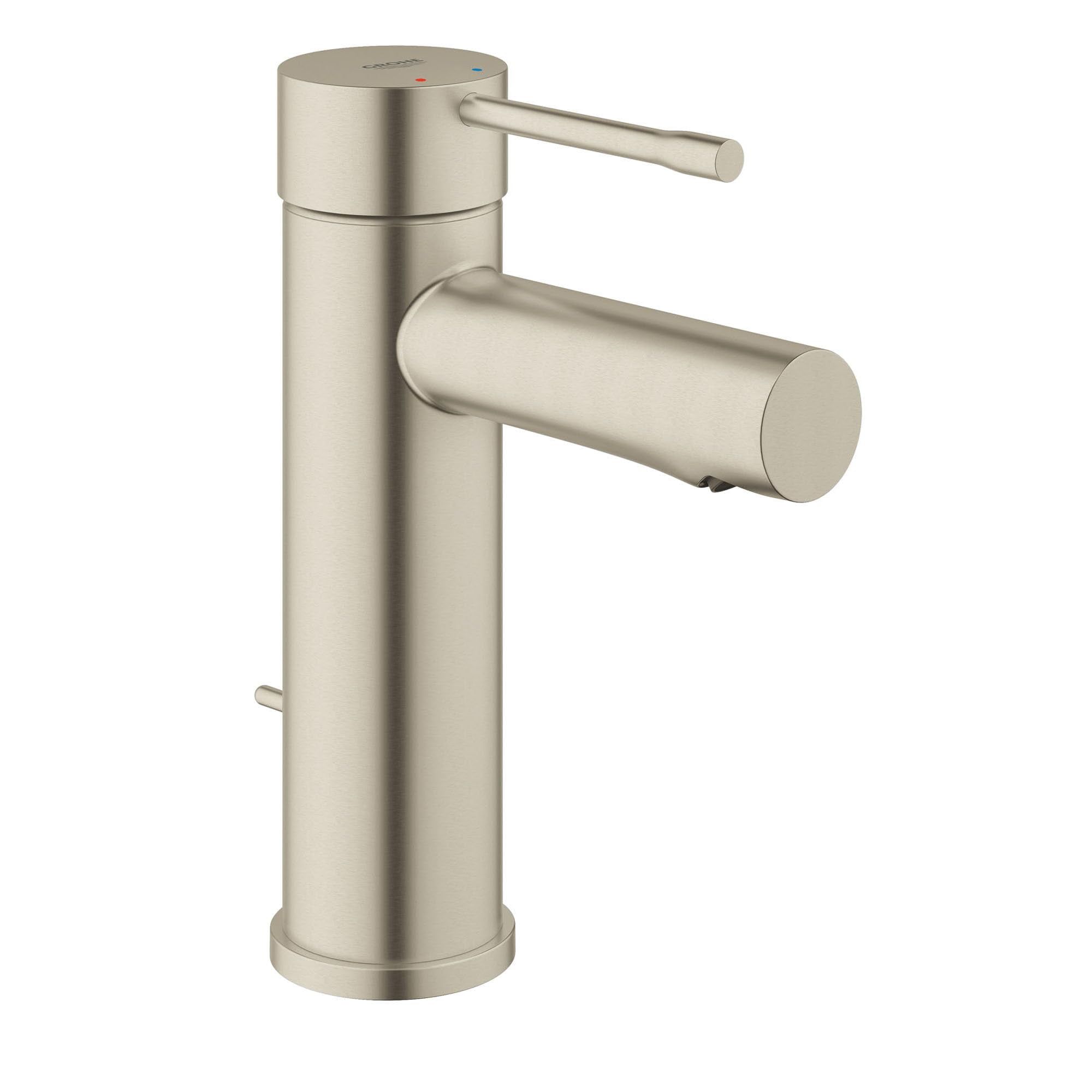 Essence Brushed Nickel Single Hole Bathroom Faucet