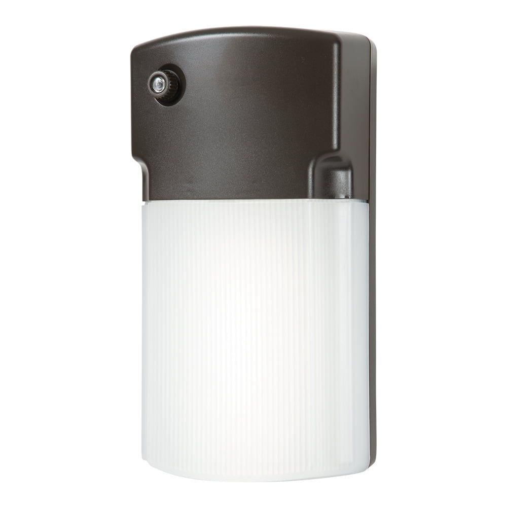 Bronze LED Wall Pack Light with Dusk to Dawn Sensor