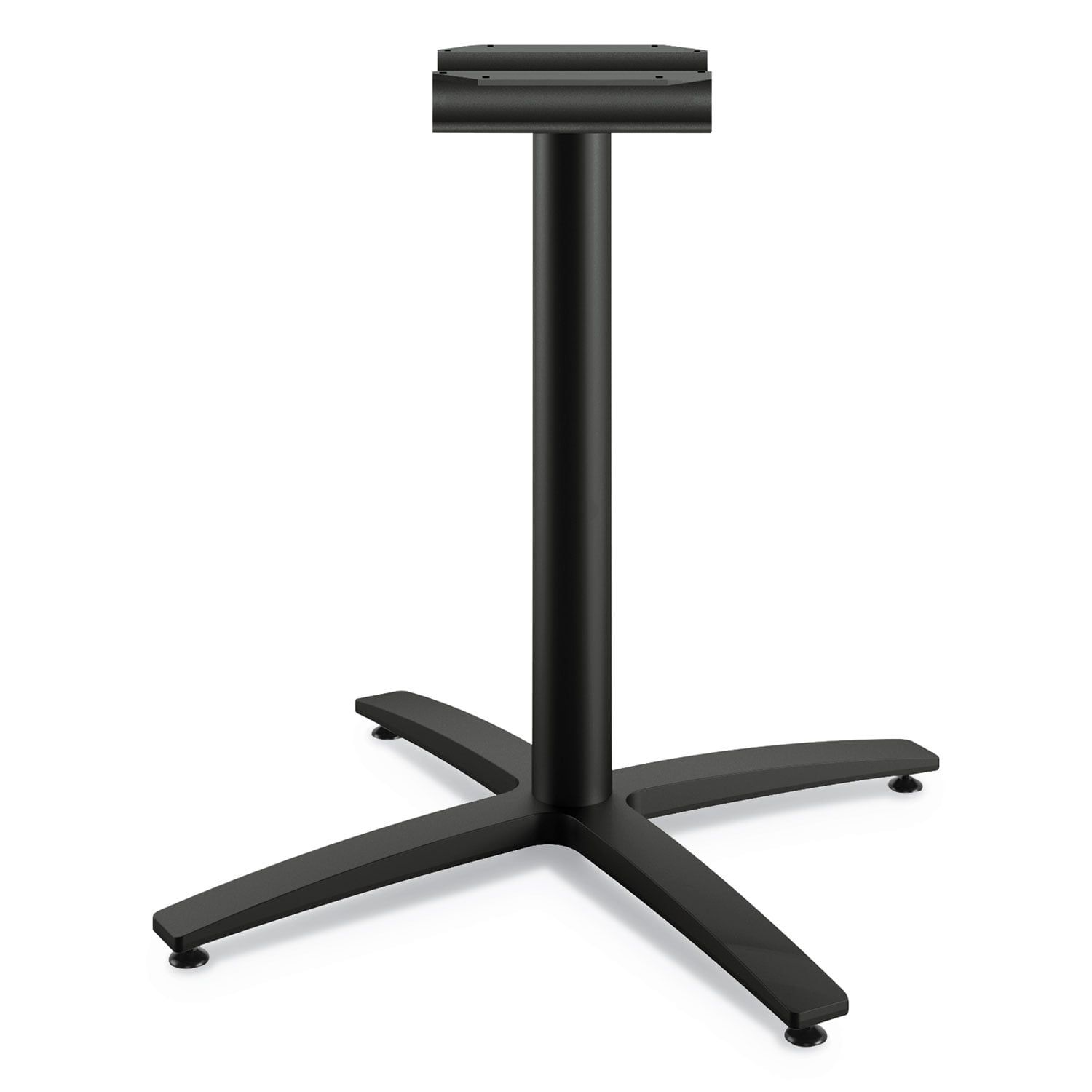 Adjustable Black Mica X-Shaped Lightweight Table Base