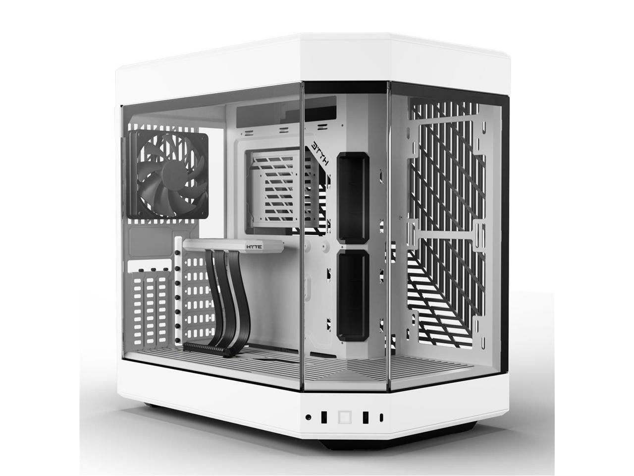 Snow White Mid Tower Gaming Case with Tempered Glass