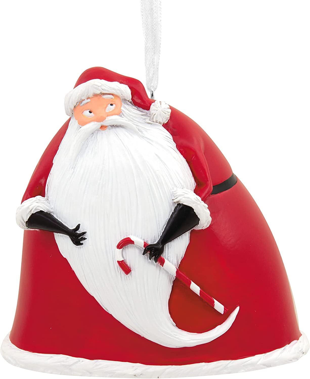 Sandy Claws Red and White Resin Hanging Ornament