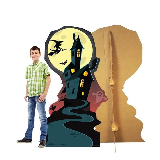 Halloween Haunted House Cardboard Standup Decoration