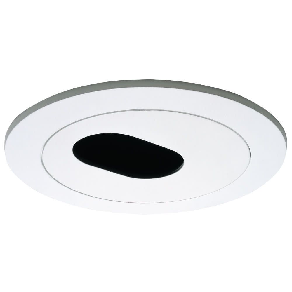 White Aluminum Adjustable Recessed LED Light Trim