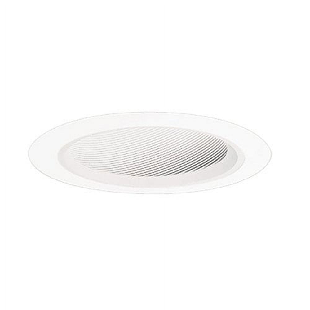 White Aluminum 6-Inch Recessed Slope Ceiling Trim