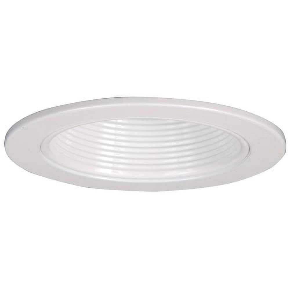 Halo 4-Inch White Aluminum Recessed Lighting Trim