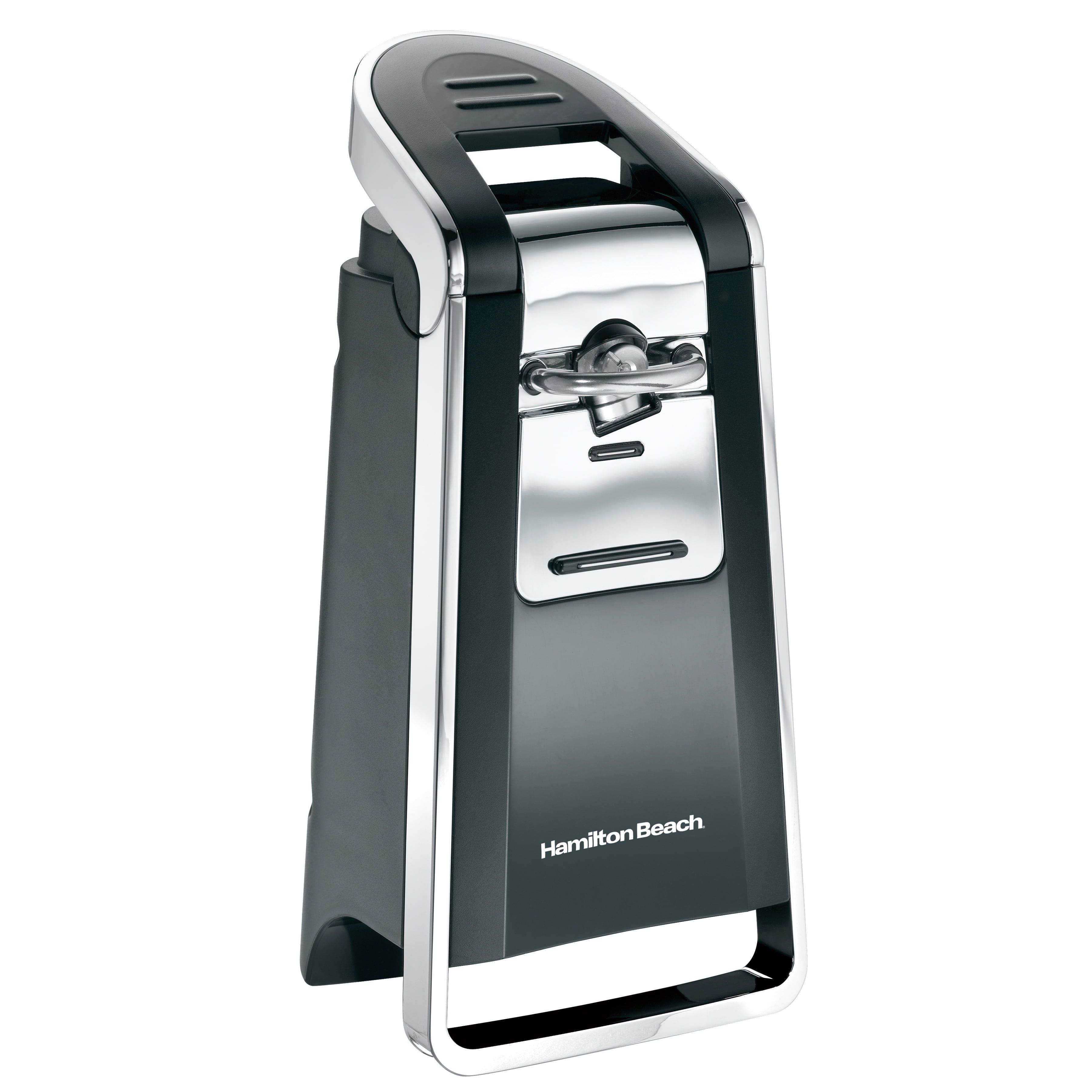 Hamilton Beach Black and Chrome Smooth Touch Electric Can Opener