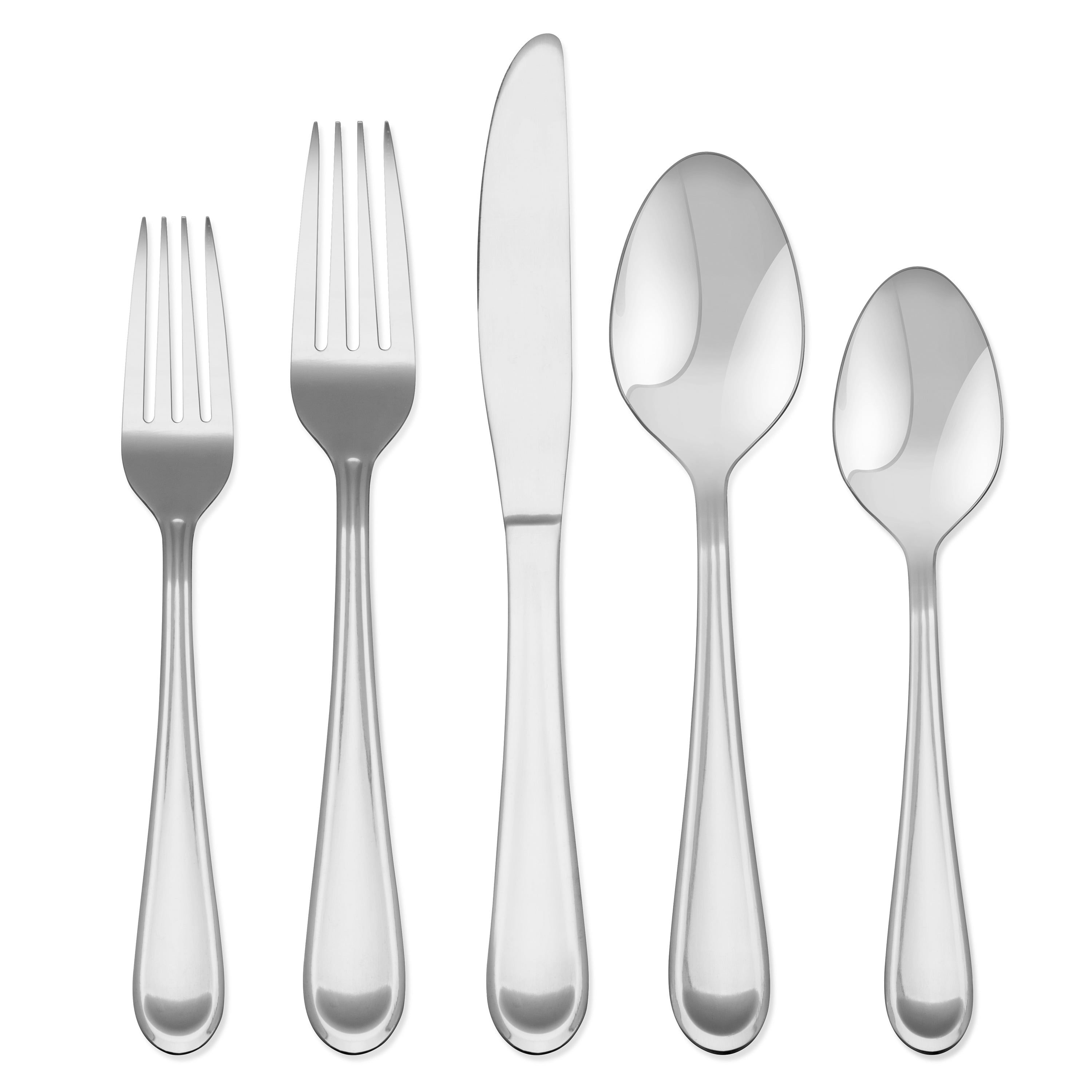 Clark 20-Piece Stainless Steel Flatware Set, Service for 4