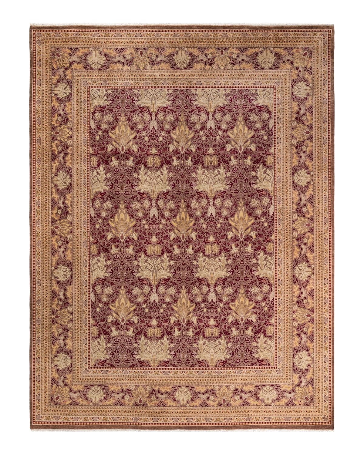 Hand-Knotted Multicolor Wool Oriental 8' x 10' Area Rug