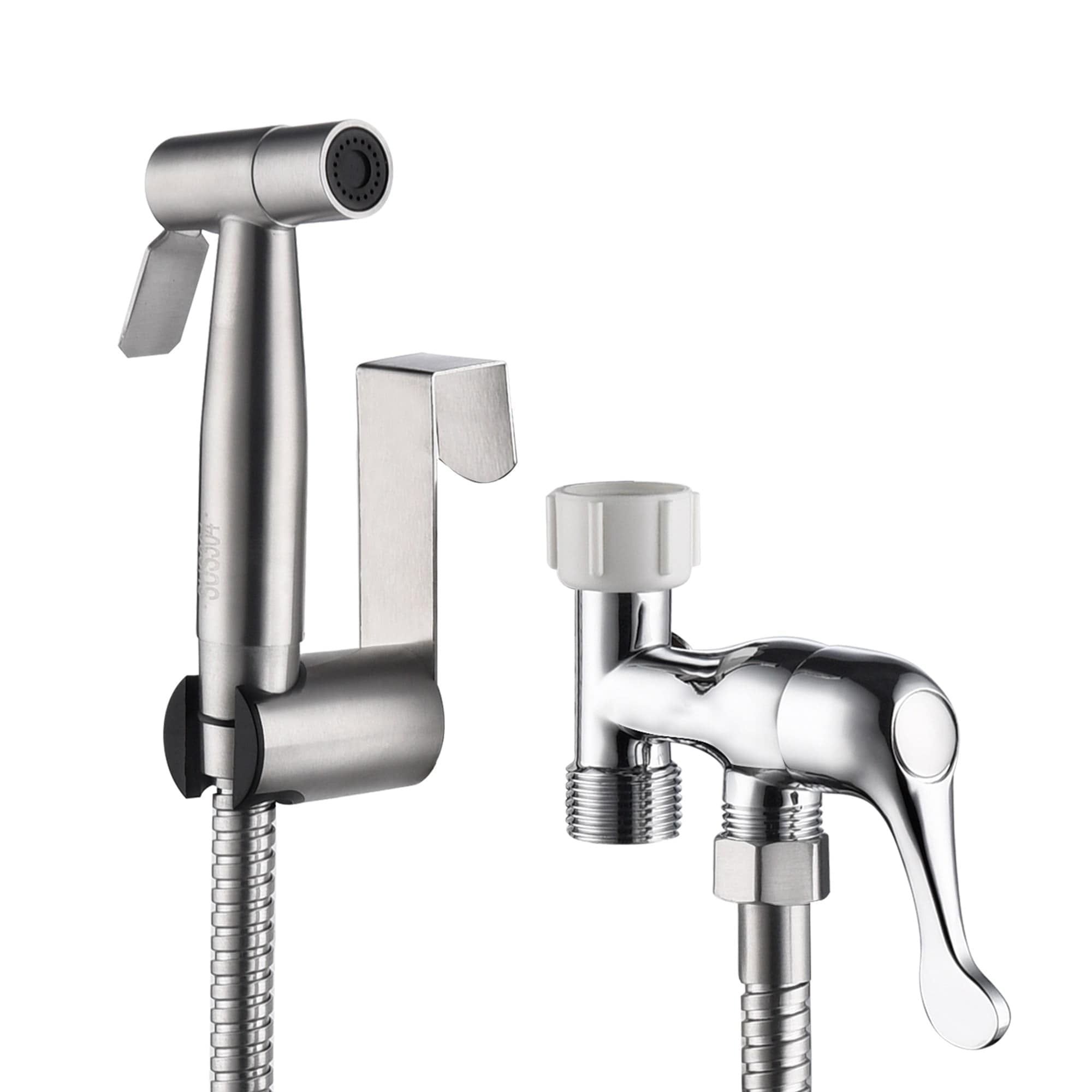 Stainless Steel Handheld Bidet Sprayer with Adjustable Water Pressure