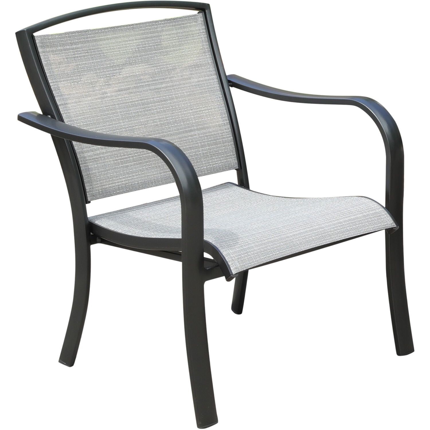 Foxhill Gunmetal Aluminum Outdoor Sling Lounge Chair