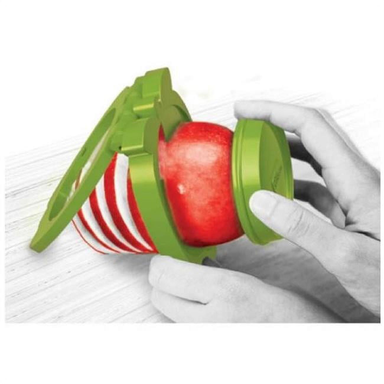 Green Nylon Apple and Pear Spiralizer Corer