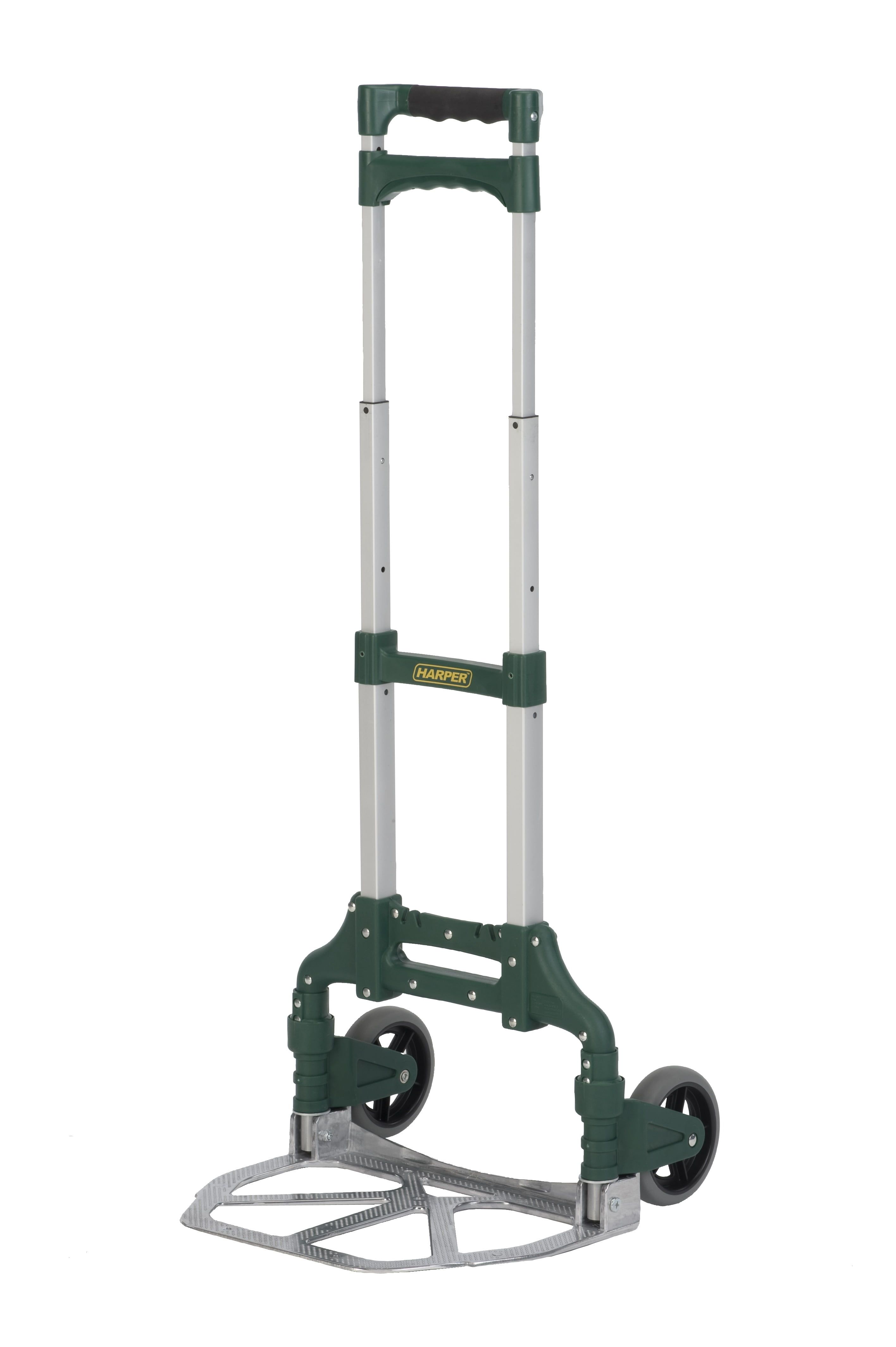 Harper Green and Silver Folding Aluminum Hand Truck