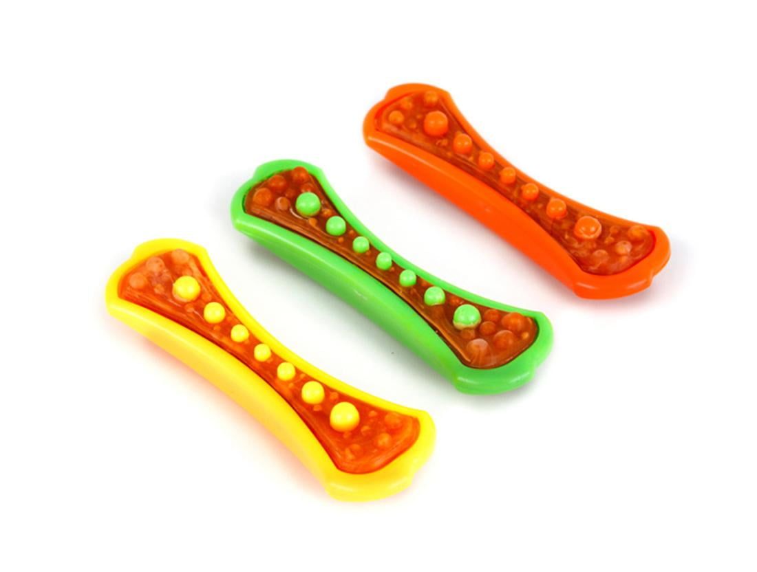 Medium Bacon Flavored Nylon Dog Chew Toy, 3 Pack