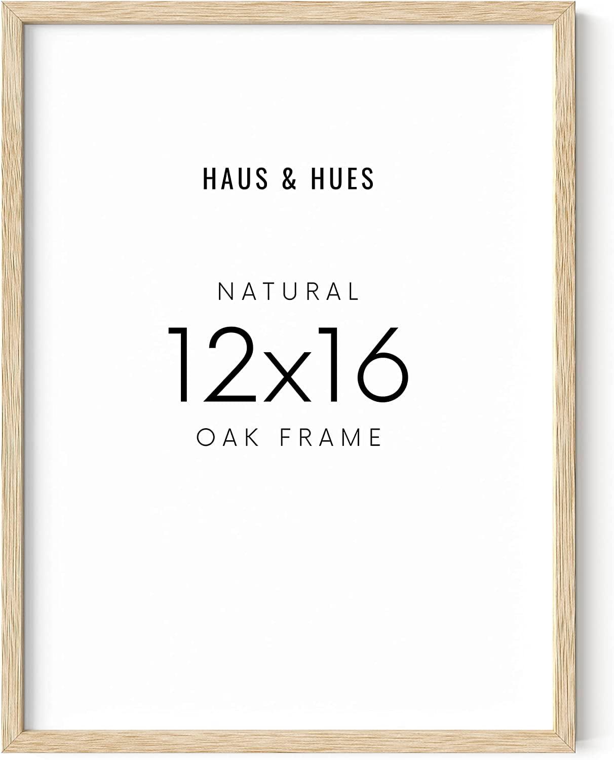 12x16 Beige Oak Wood Wall Picture Frame