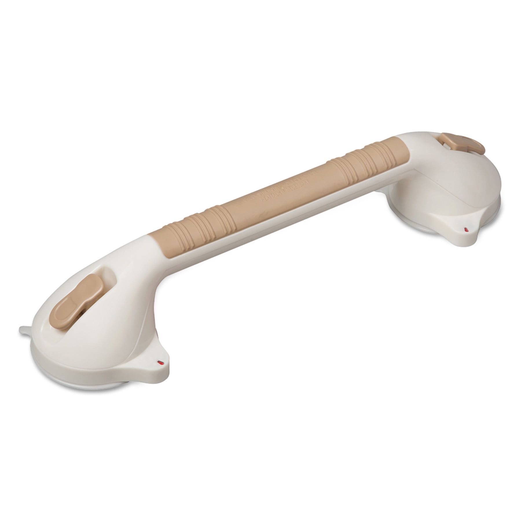 16" Sand PVC Suction Cup Grab Bar with Antimicrobial Protection