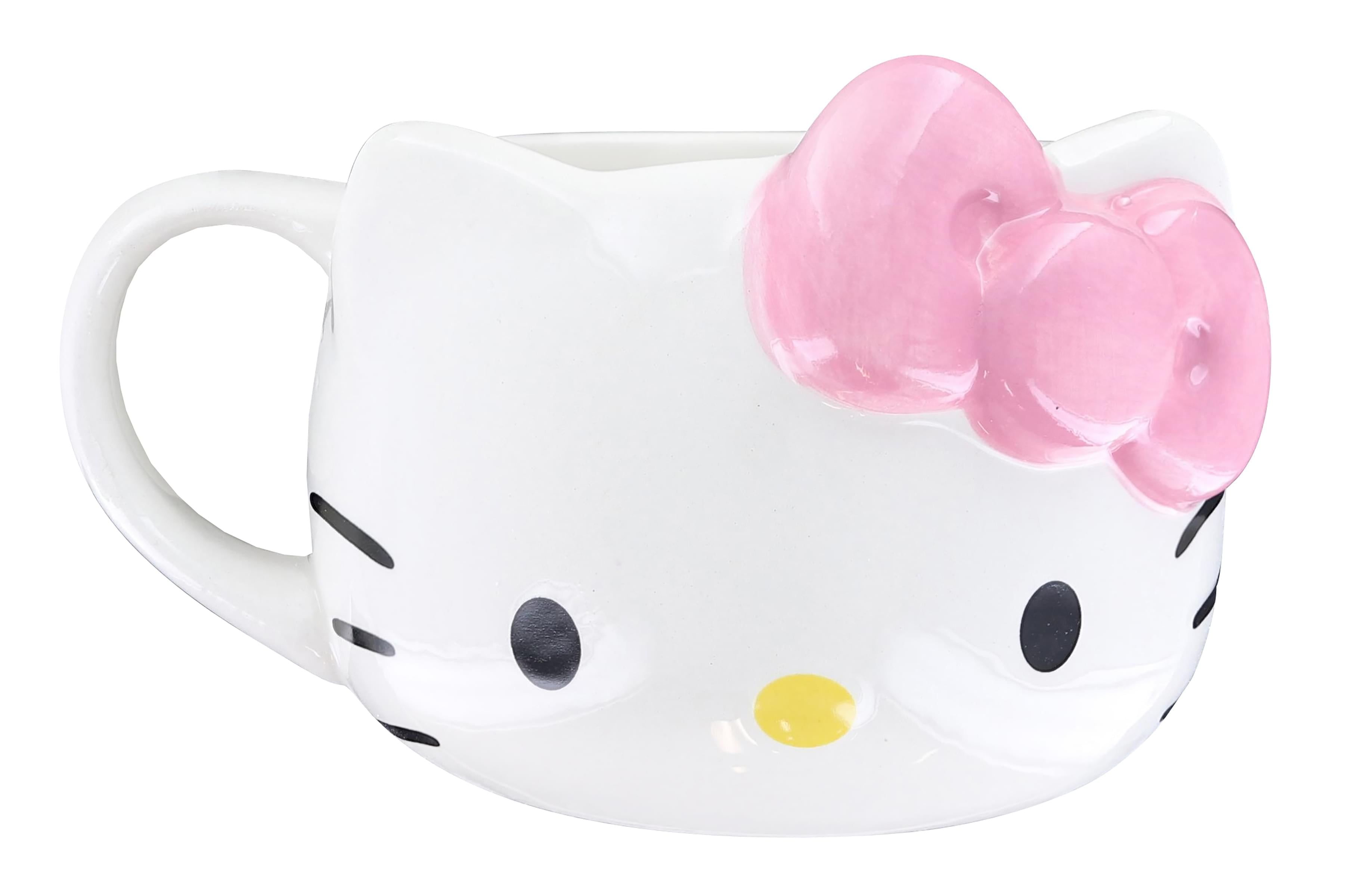 Hello Kitty Pink Bow 3D Sculpted Ceramic Mug, 20oz