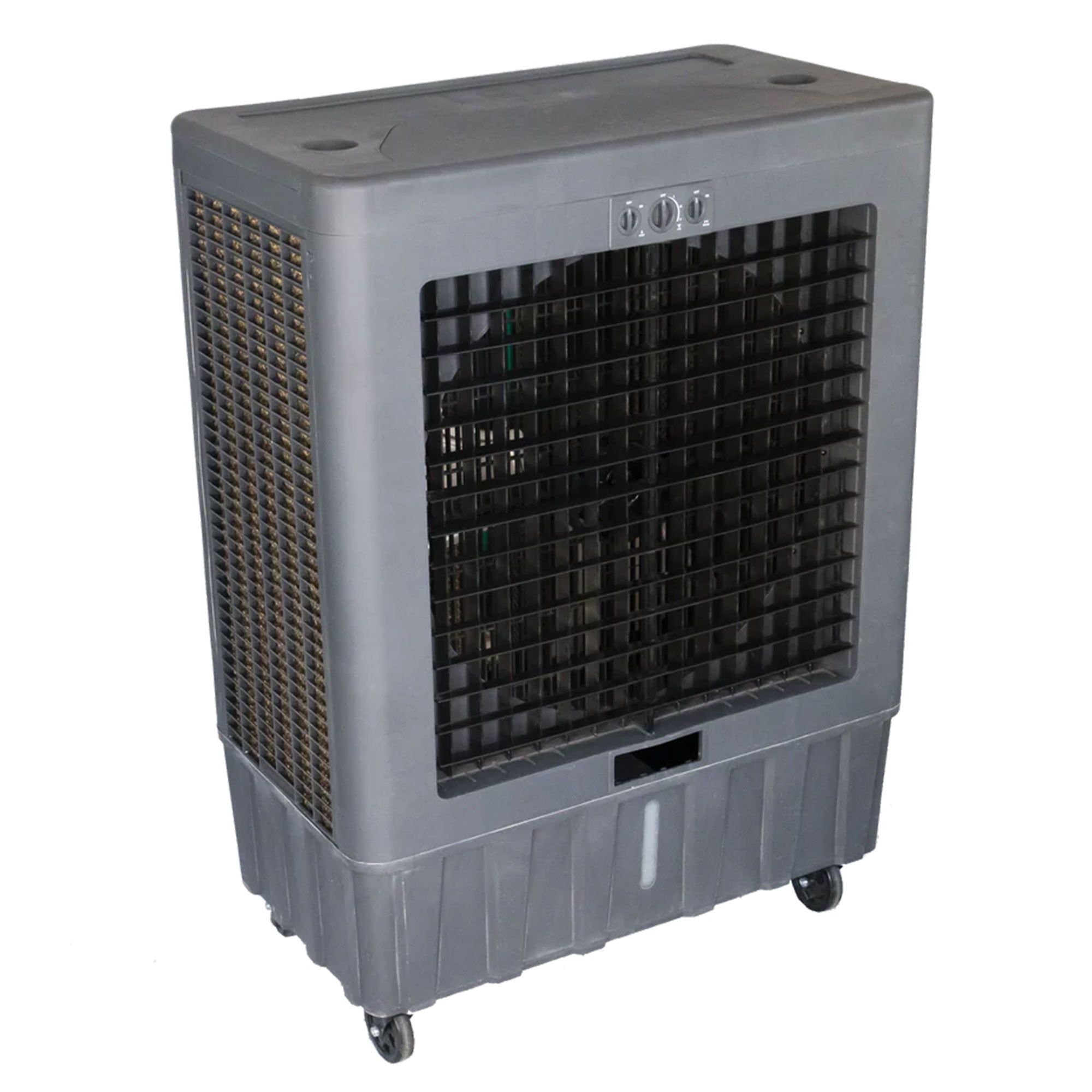 Hessaire 11,000 CFM Gray Portable Evaporative Cooler with Air Sweep