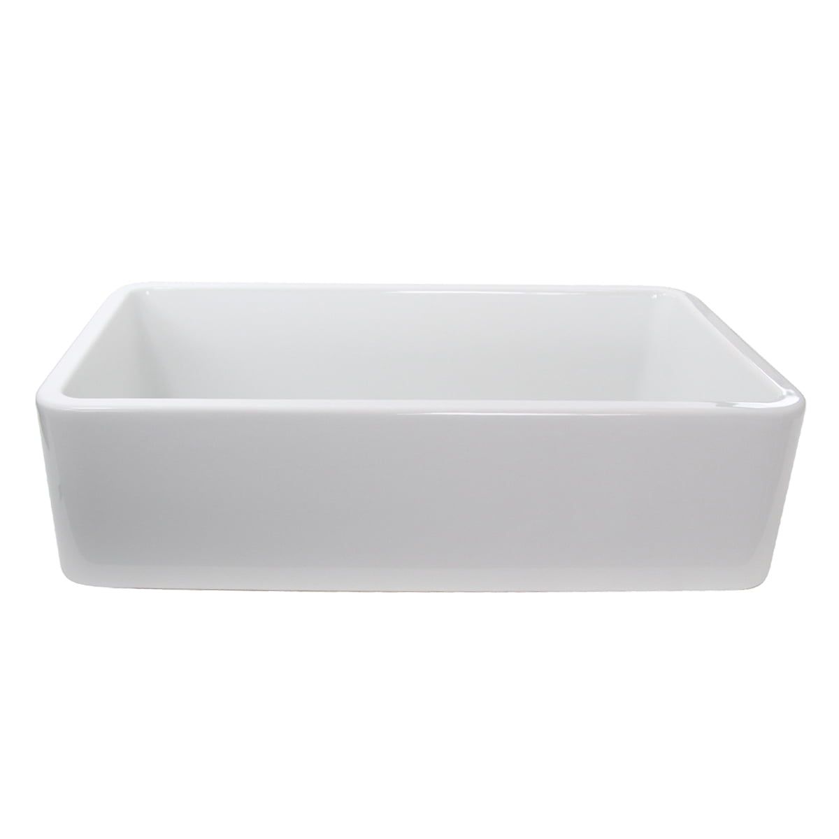 31-Inch White Fireclay Farmhouse Apron Kitchen Sink