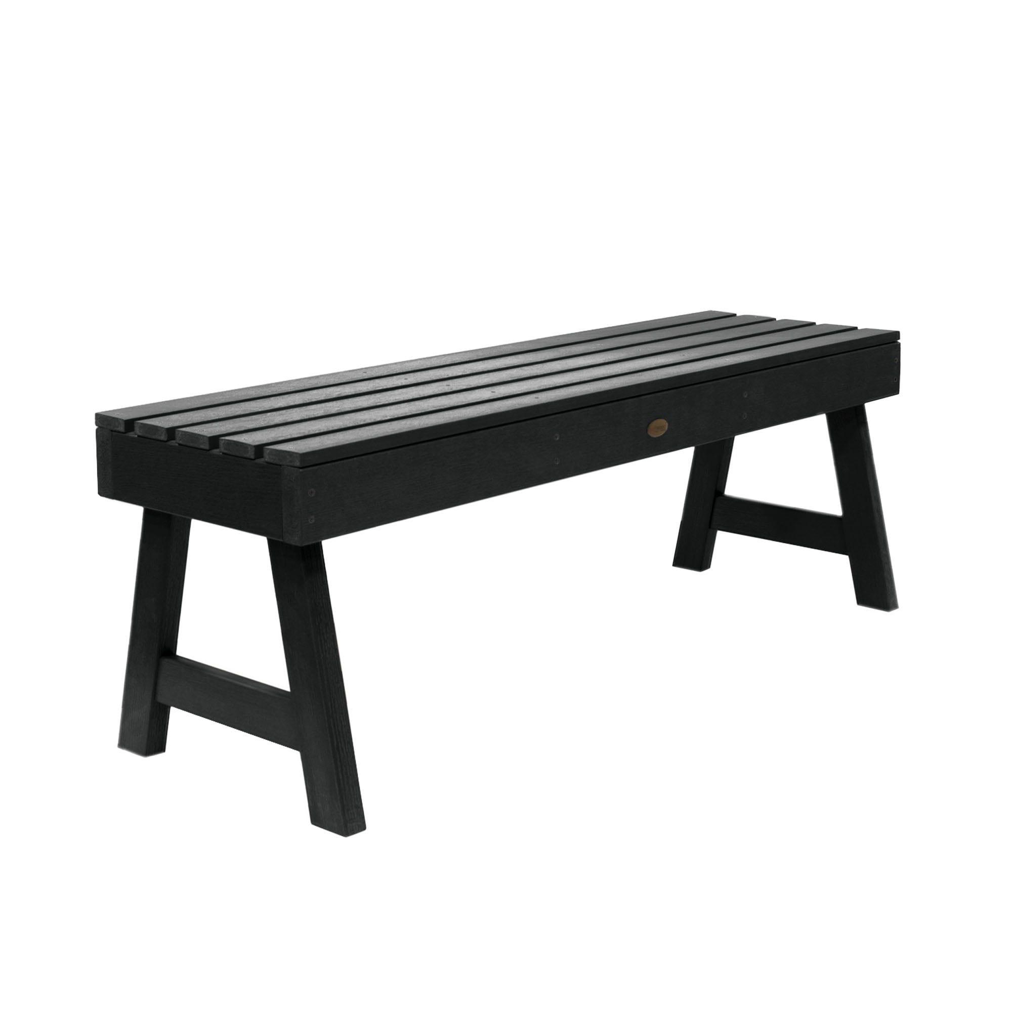 Highwood Weatherly 4ft Black Synthetic Wood Picnic Bench